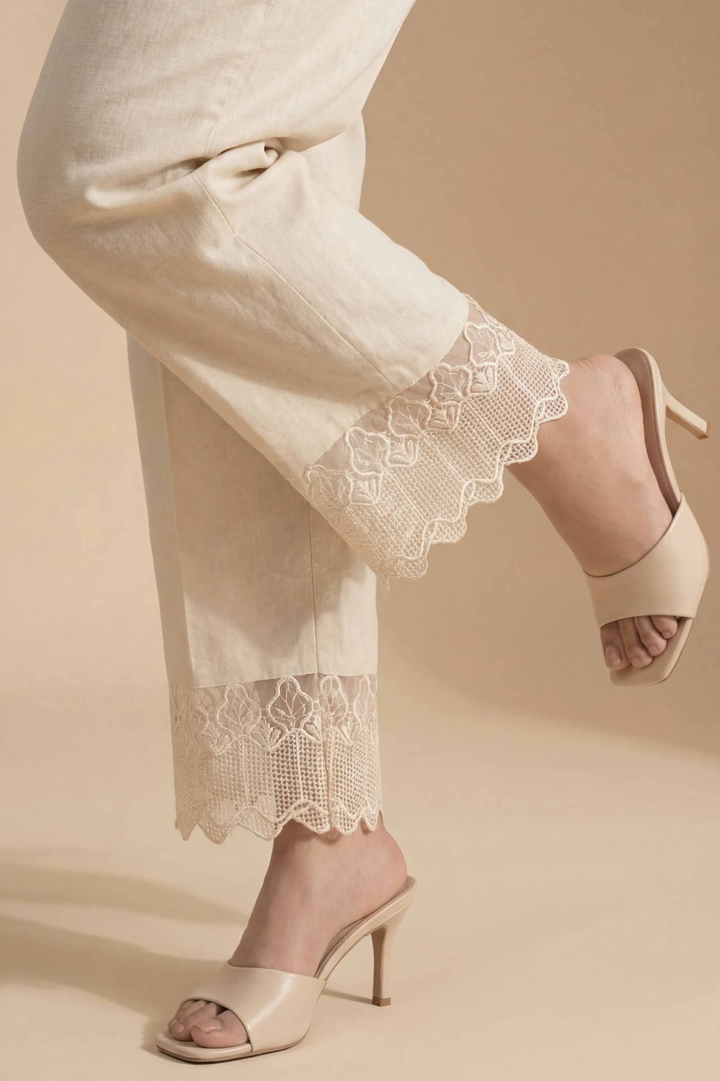 Embroidered Trousers - PE26-649 - Image 3