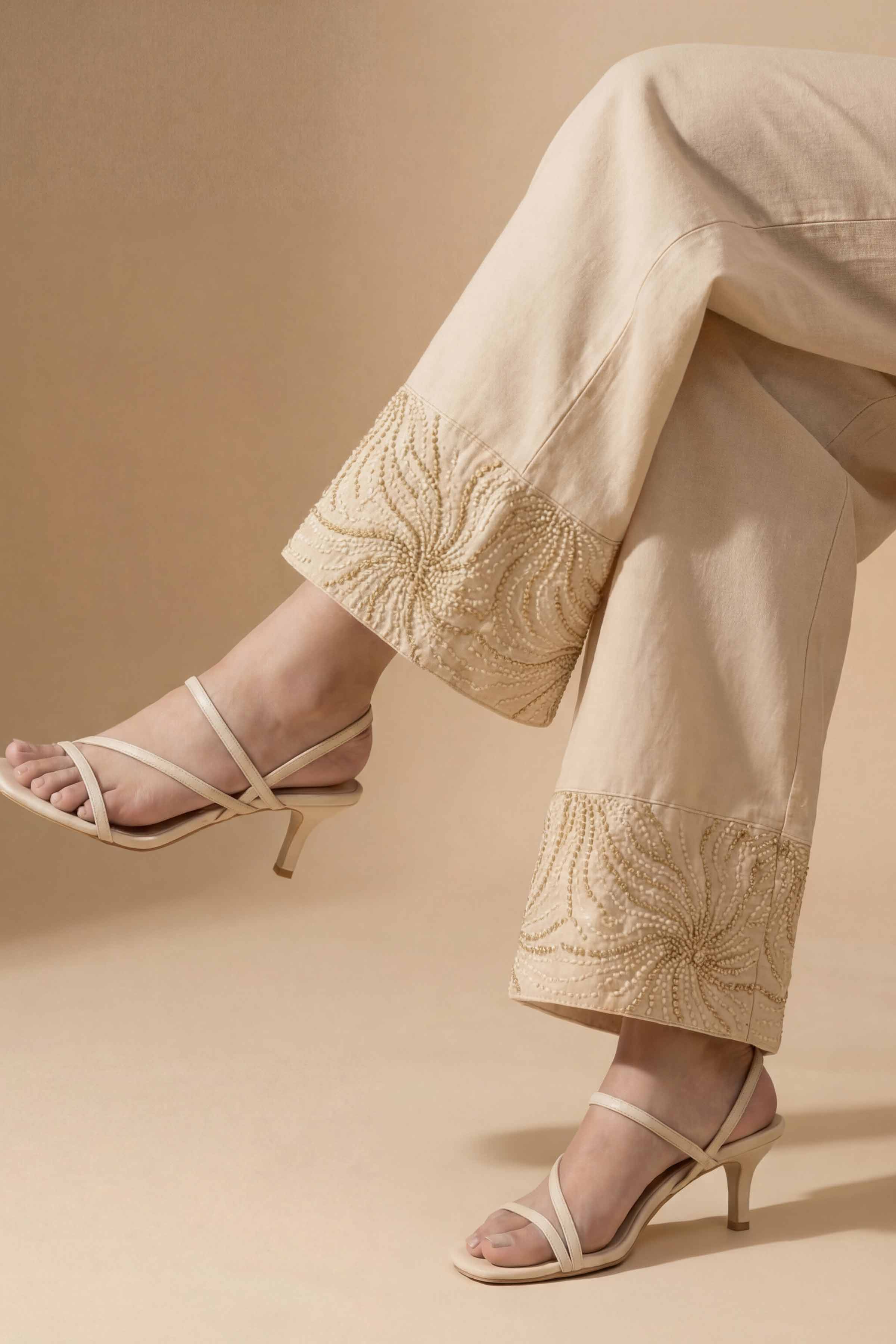 Embroidered Trousers - PE26-661