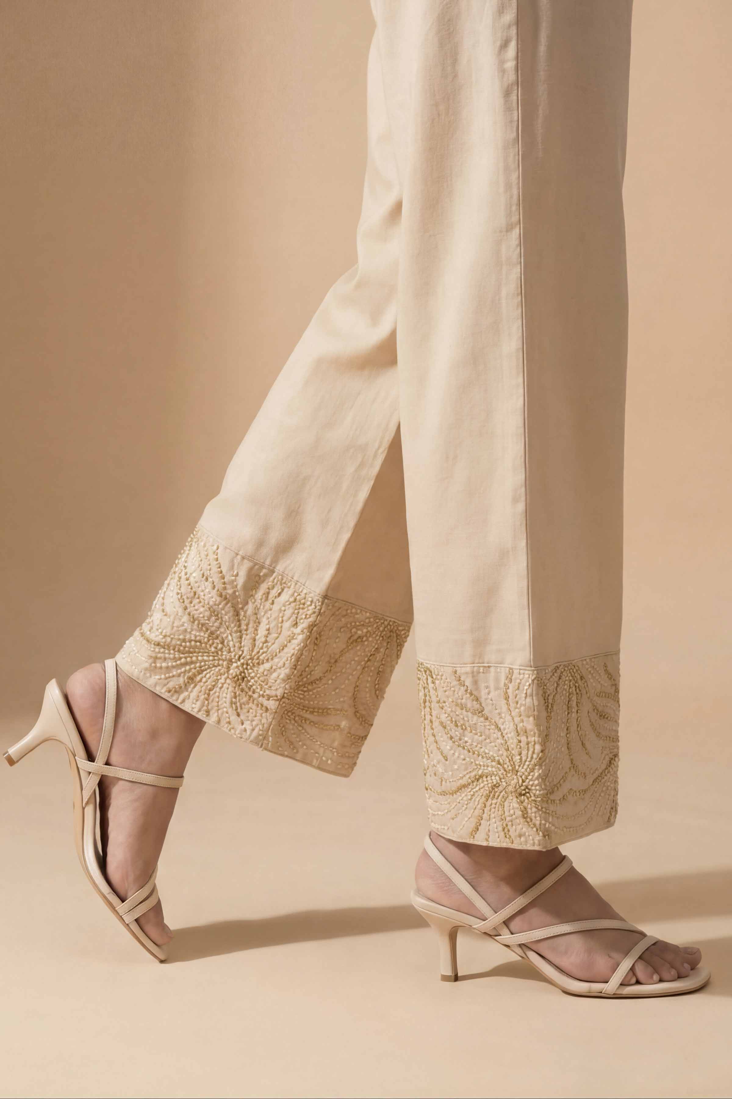 Embroidered Trousers - PE26-661 - Image 4
