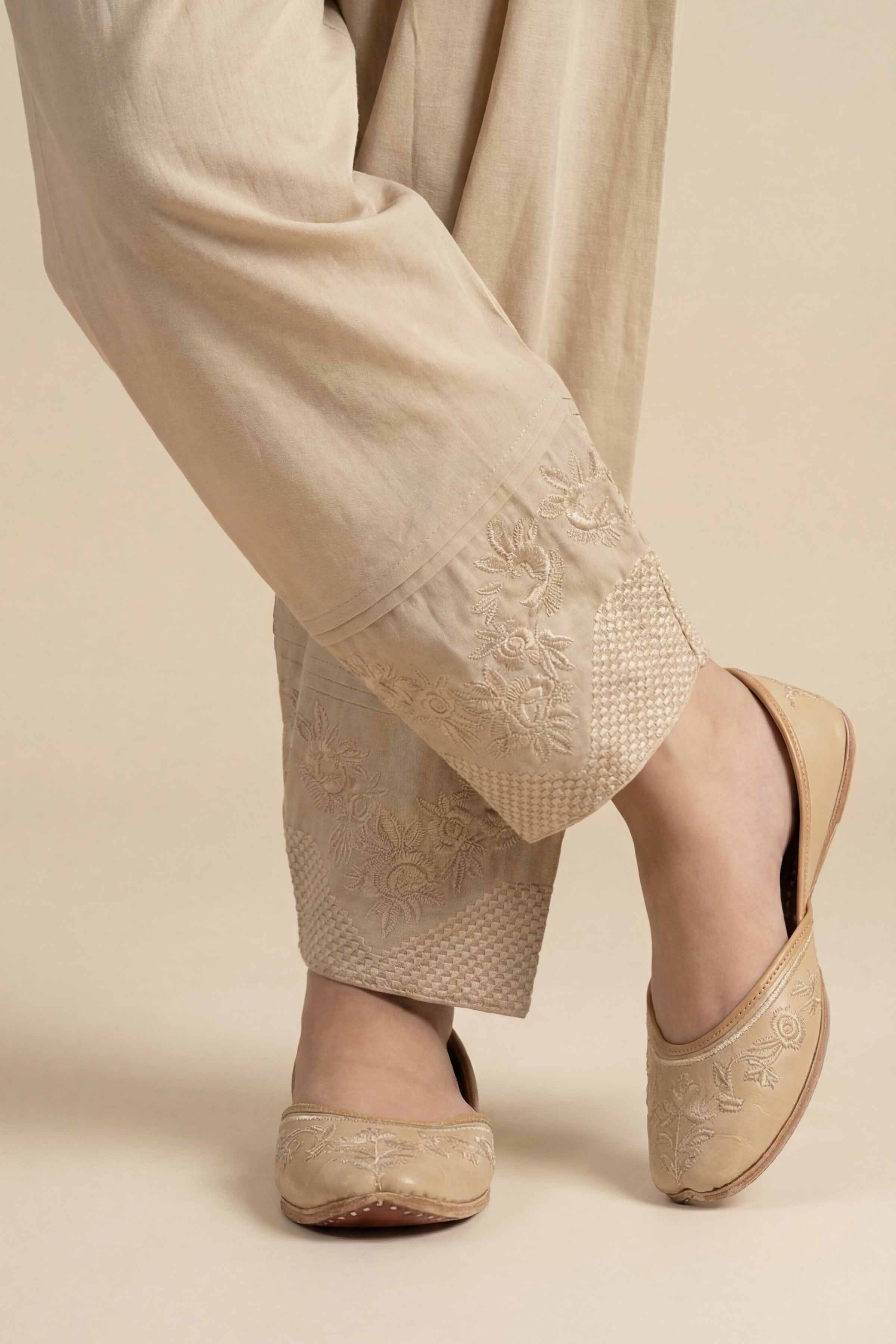 Embroidered Shalwar - PE26-665 - Image 3