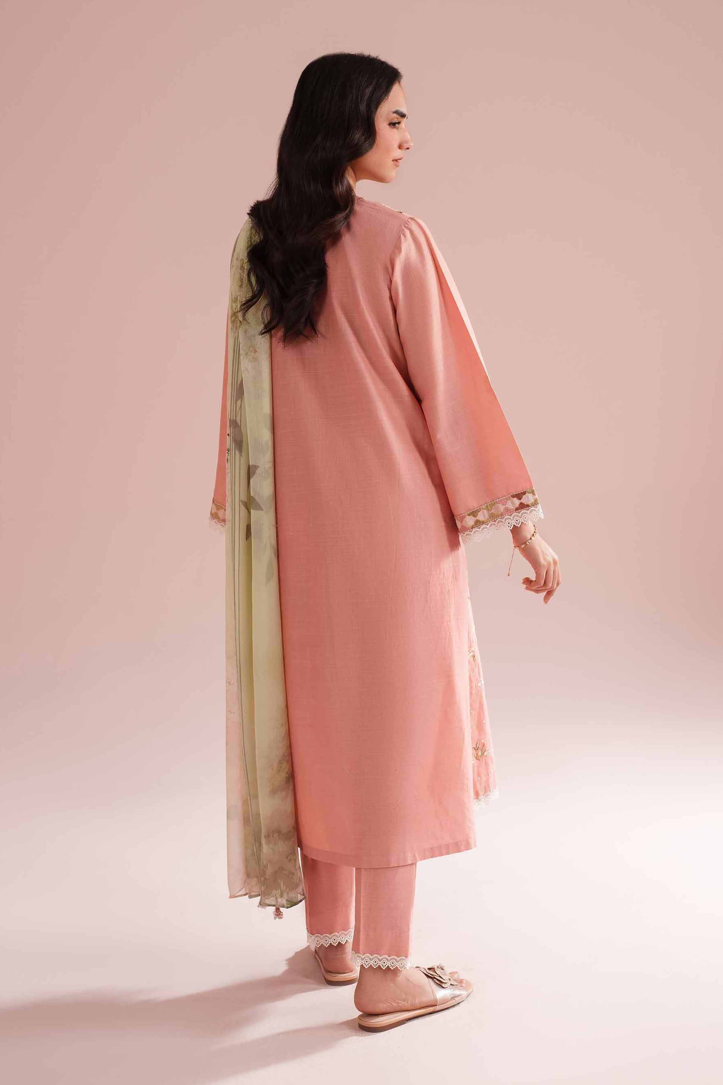 3 Piece - Embroidered Suit - PE26-68 - Image 6