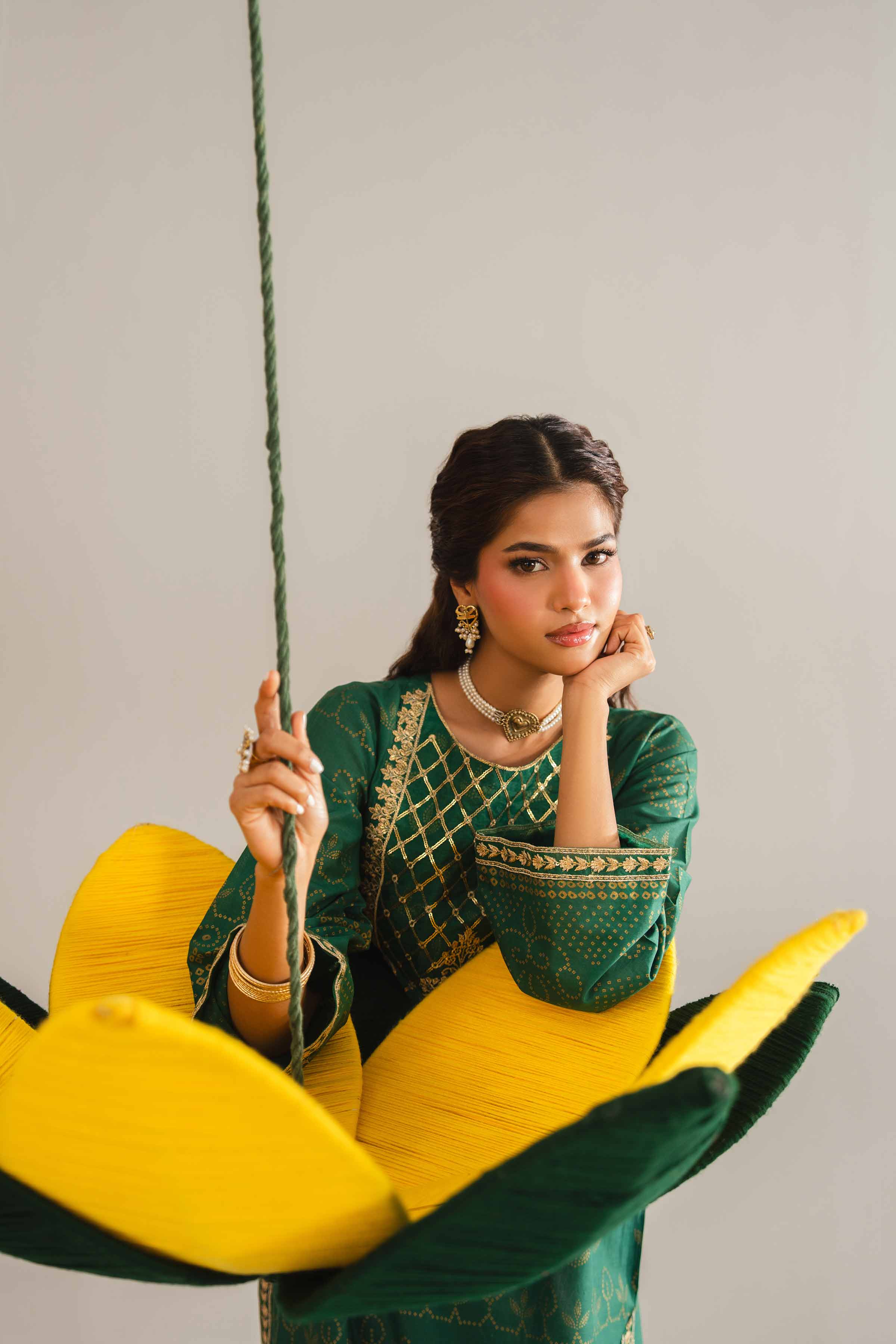 Printed Embroidered Shirt - PE26-87 - Image 6