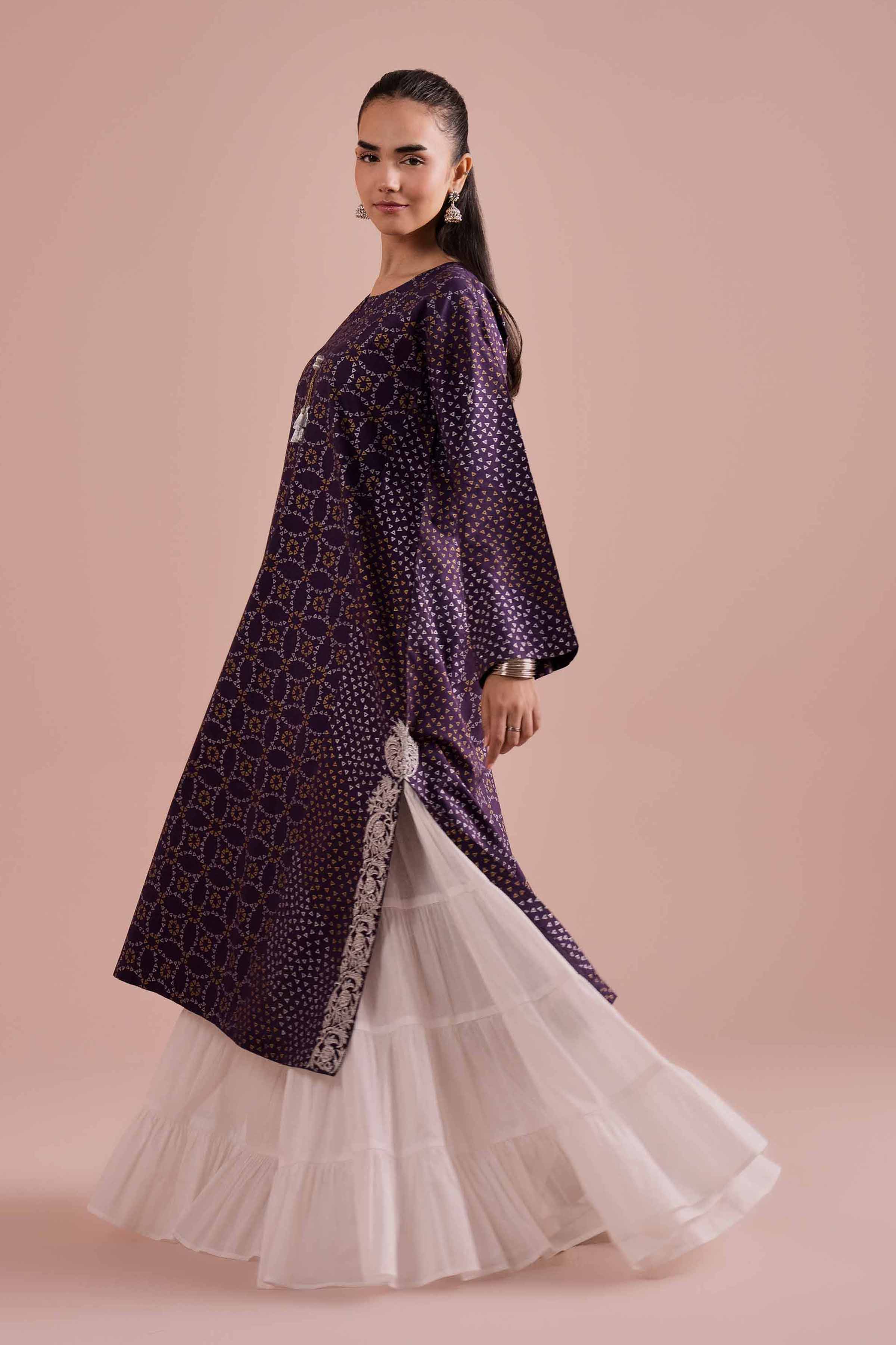 Printed Embroidered Shirt - PE26-88