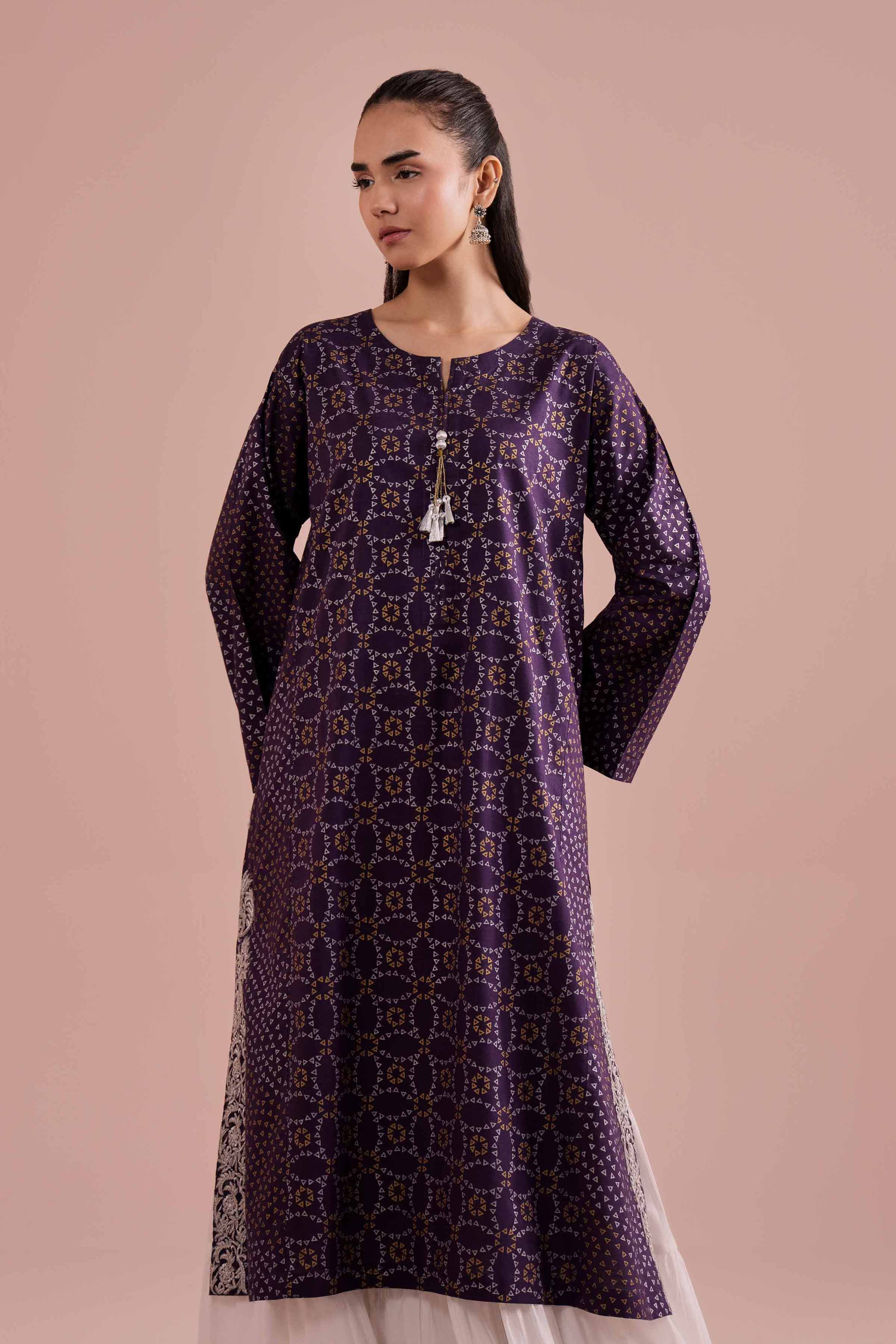 Printed Embroidered Shirt - PE26-88 - Image 3