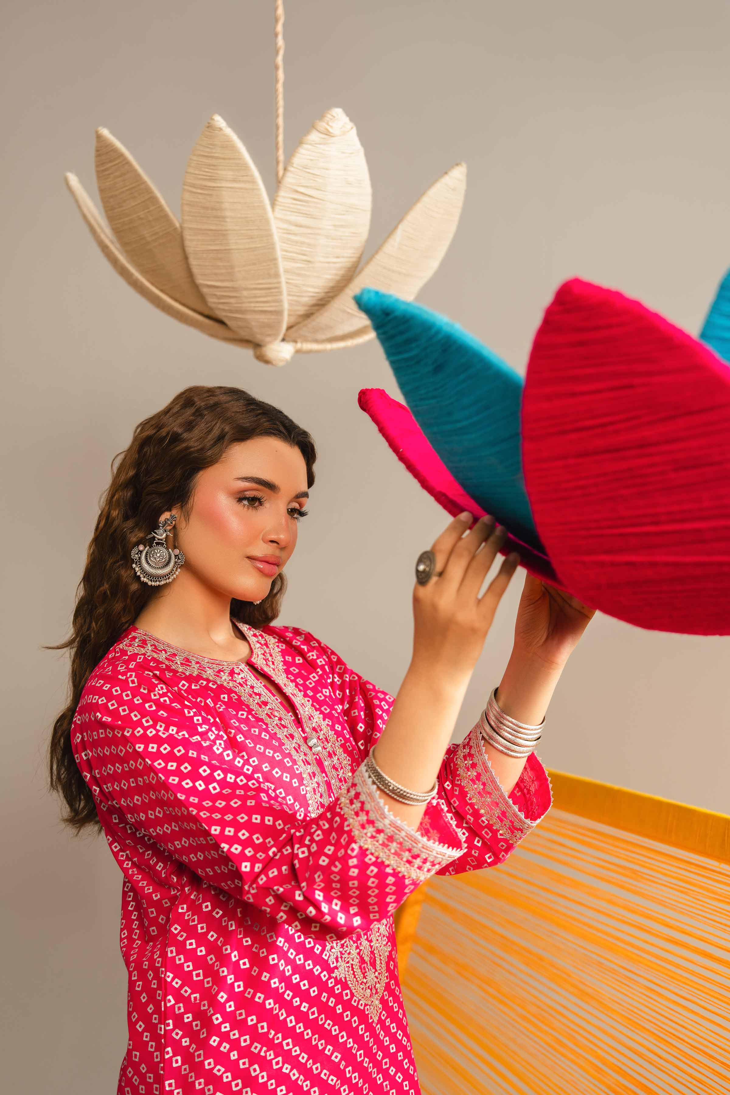 Printed Embroidered Shirt - PE26-89 - Image 9