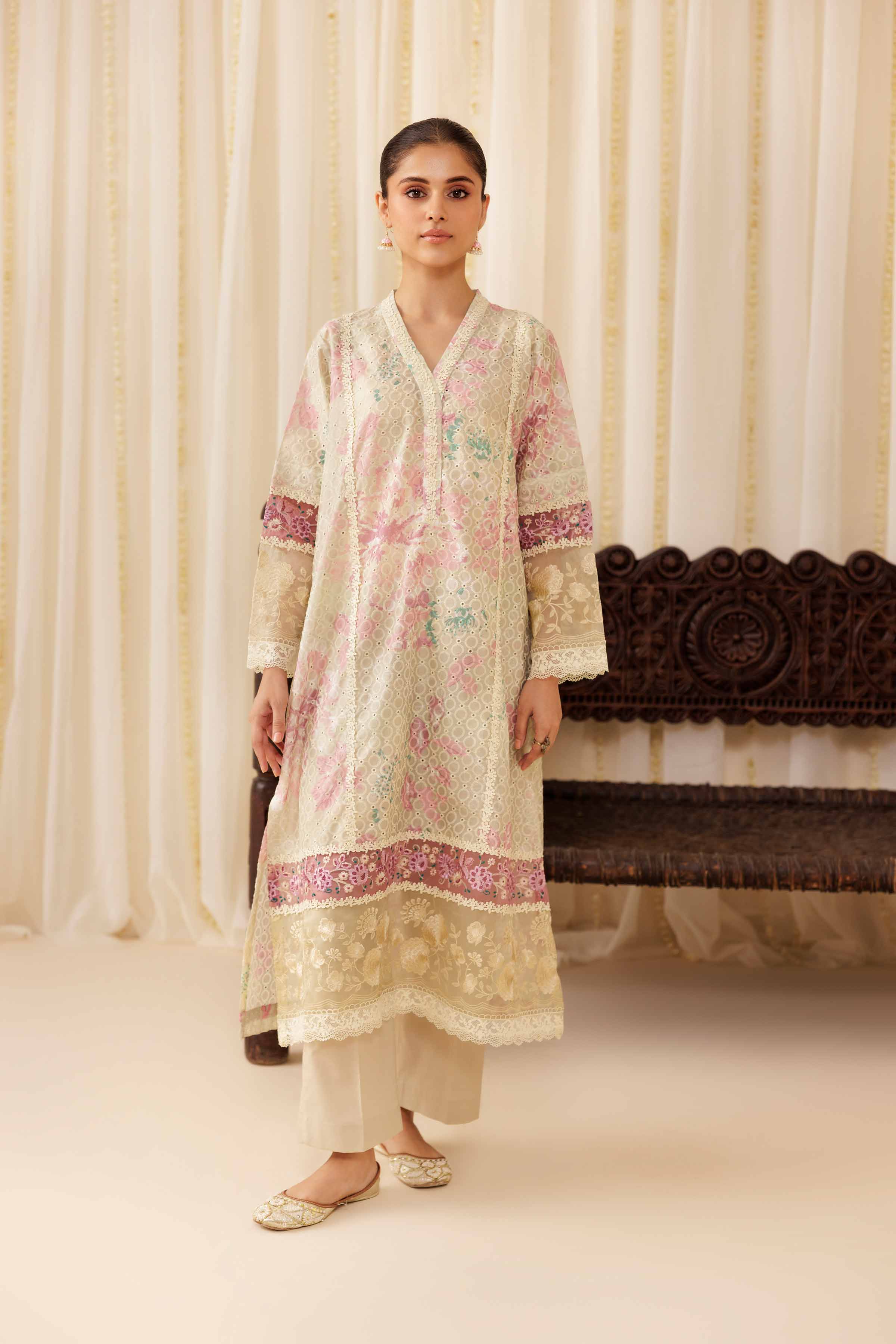 2 Piece - Embroidered Suit - PFE25-06 - Image 4