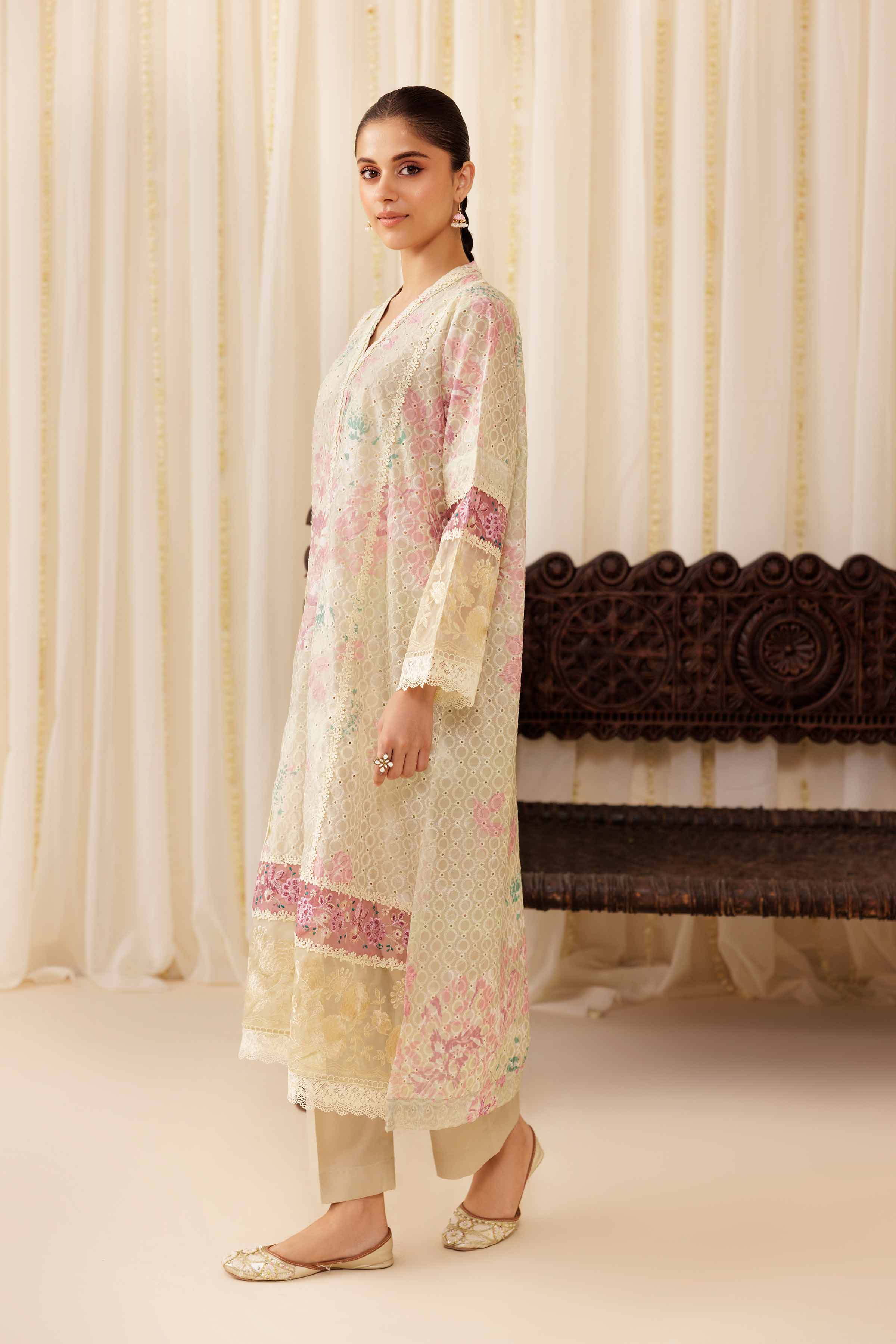 2 Piece - Embroidered Suit - PFE25-06 - Image 5