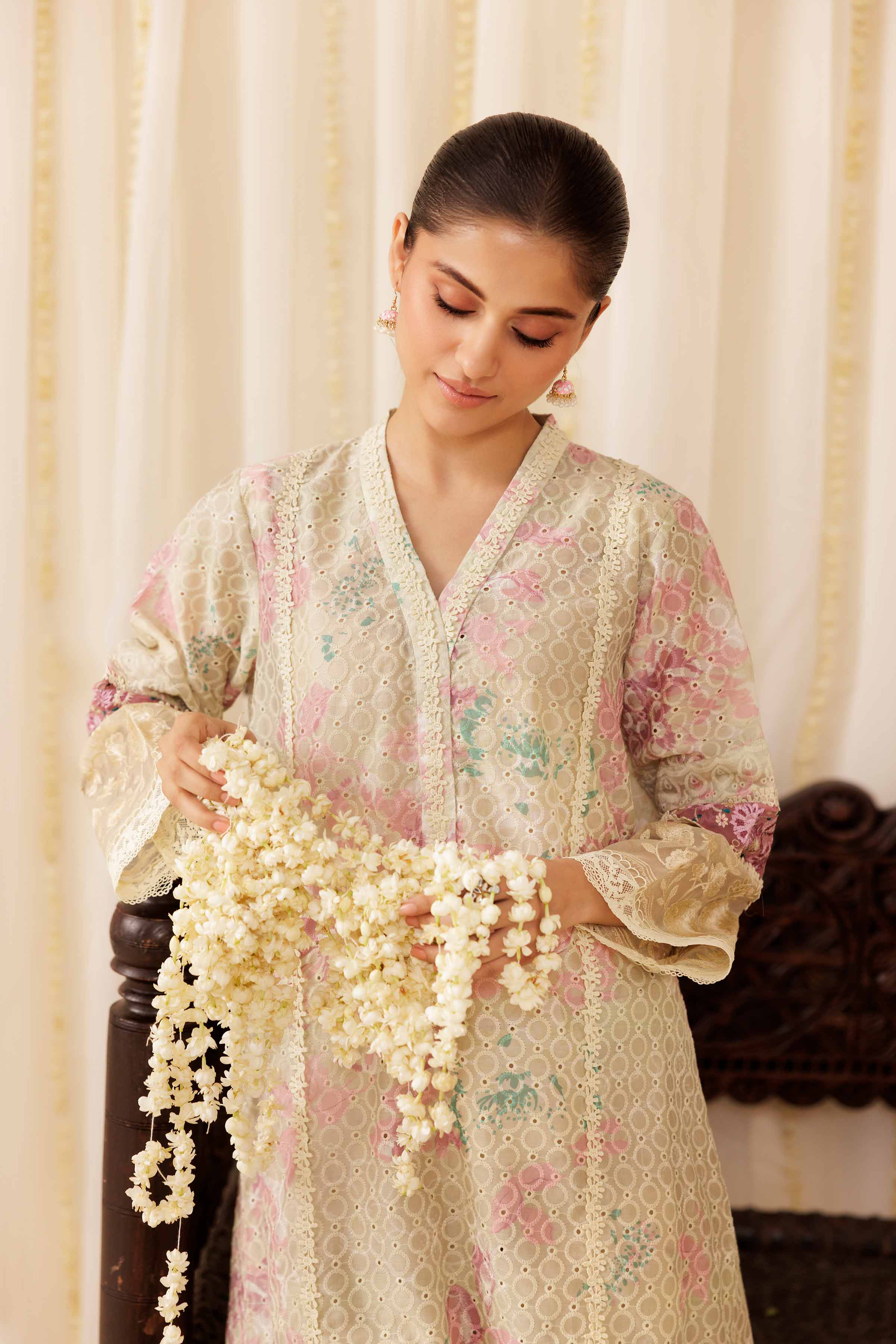 2 Piece - Embroidered Suit - PFE25-06 - Image 6