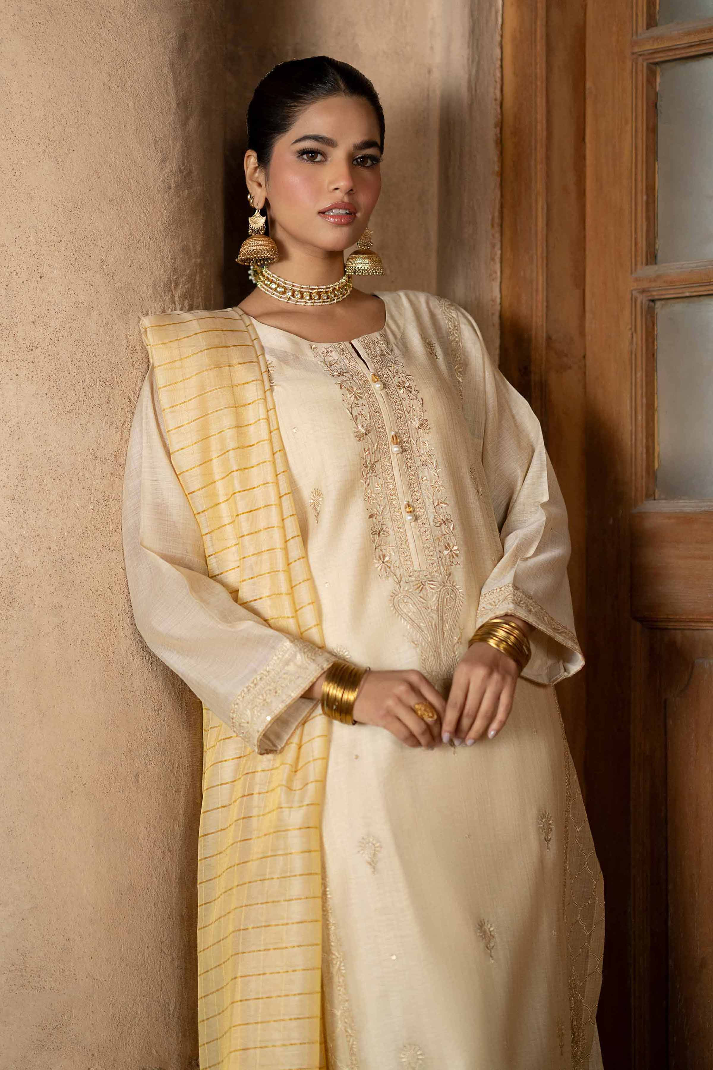 3 Piece - Embroidered Suit - PFE25-08 - Image 2