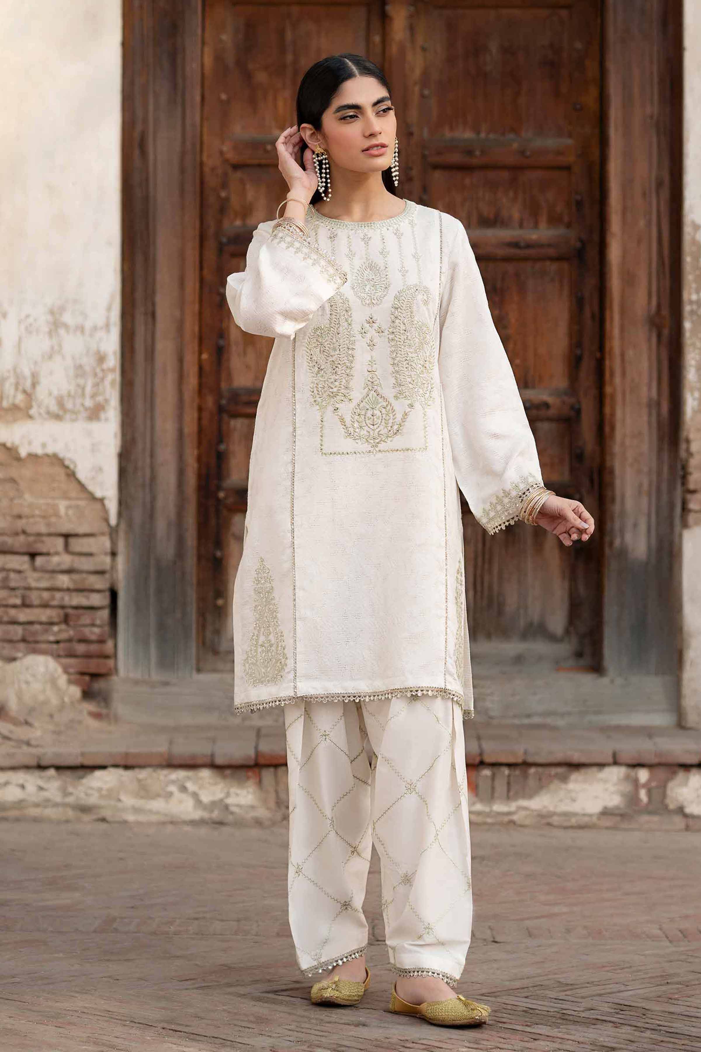 2 Piece - Embroidered Suit - PFE25-10