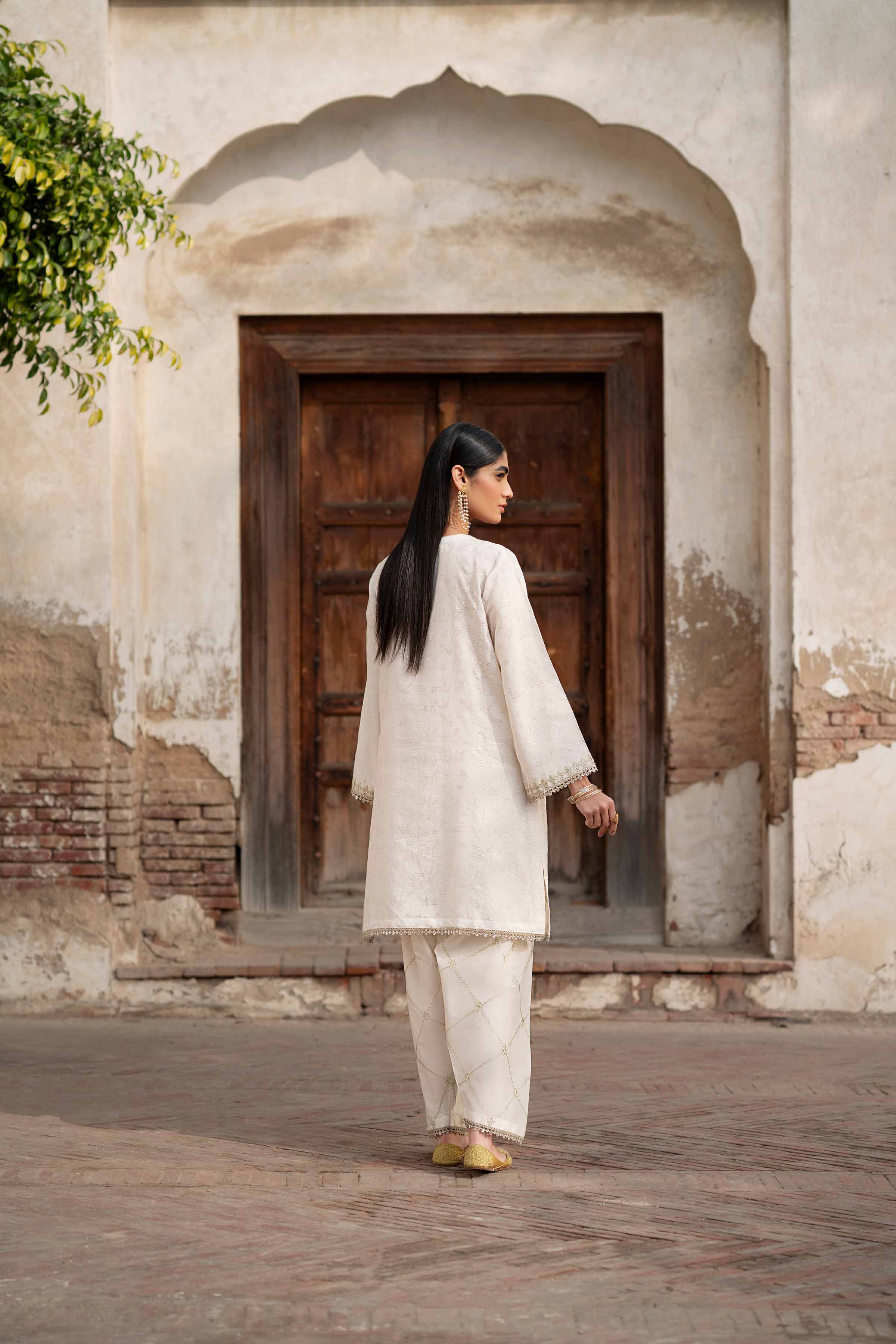 2 Piece - Embroidered Suit - PFE25-10 - Image 3
