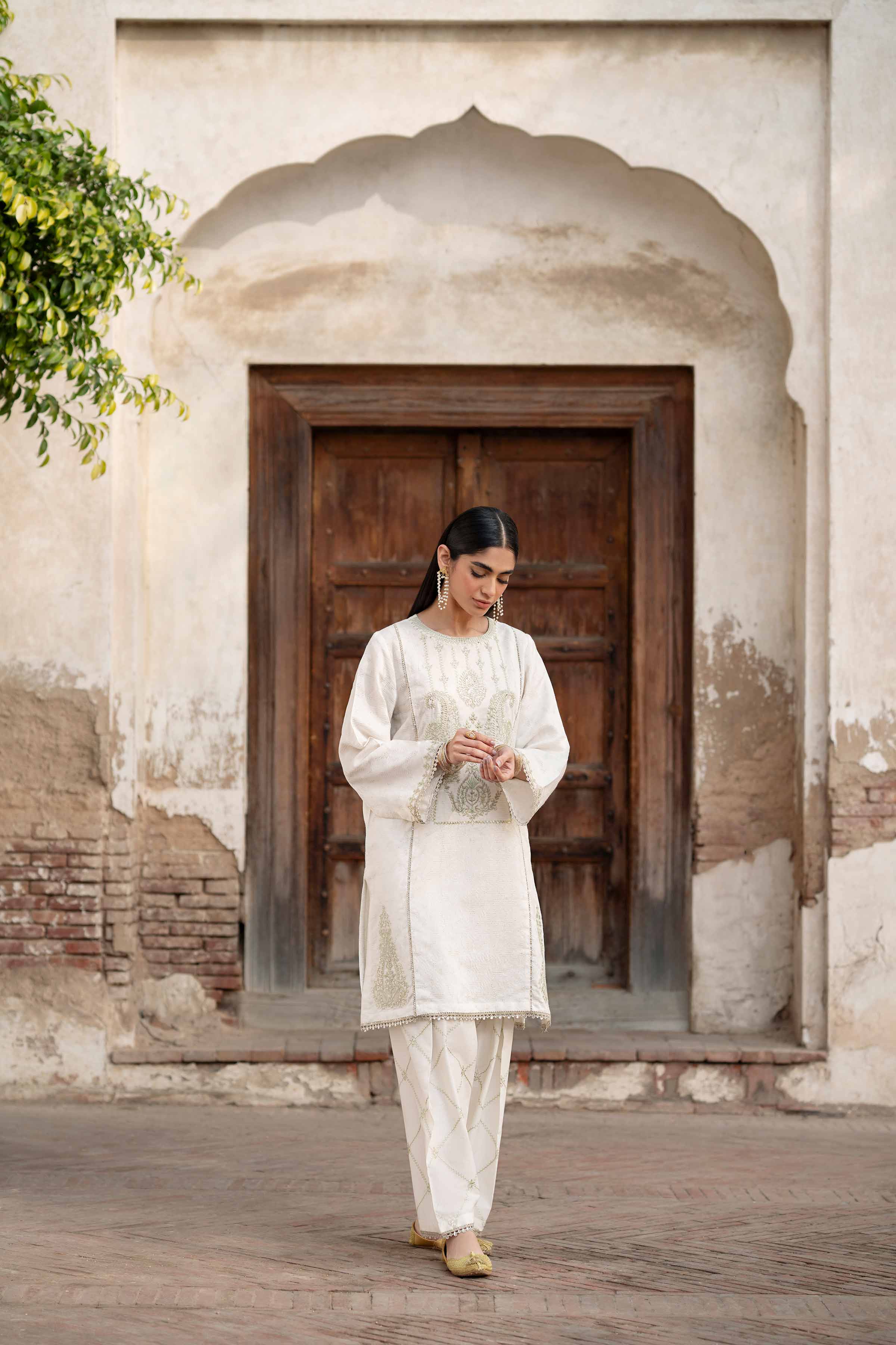 2 Piece - Embroidered Suit - PFE25-10 - Image 4