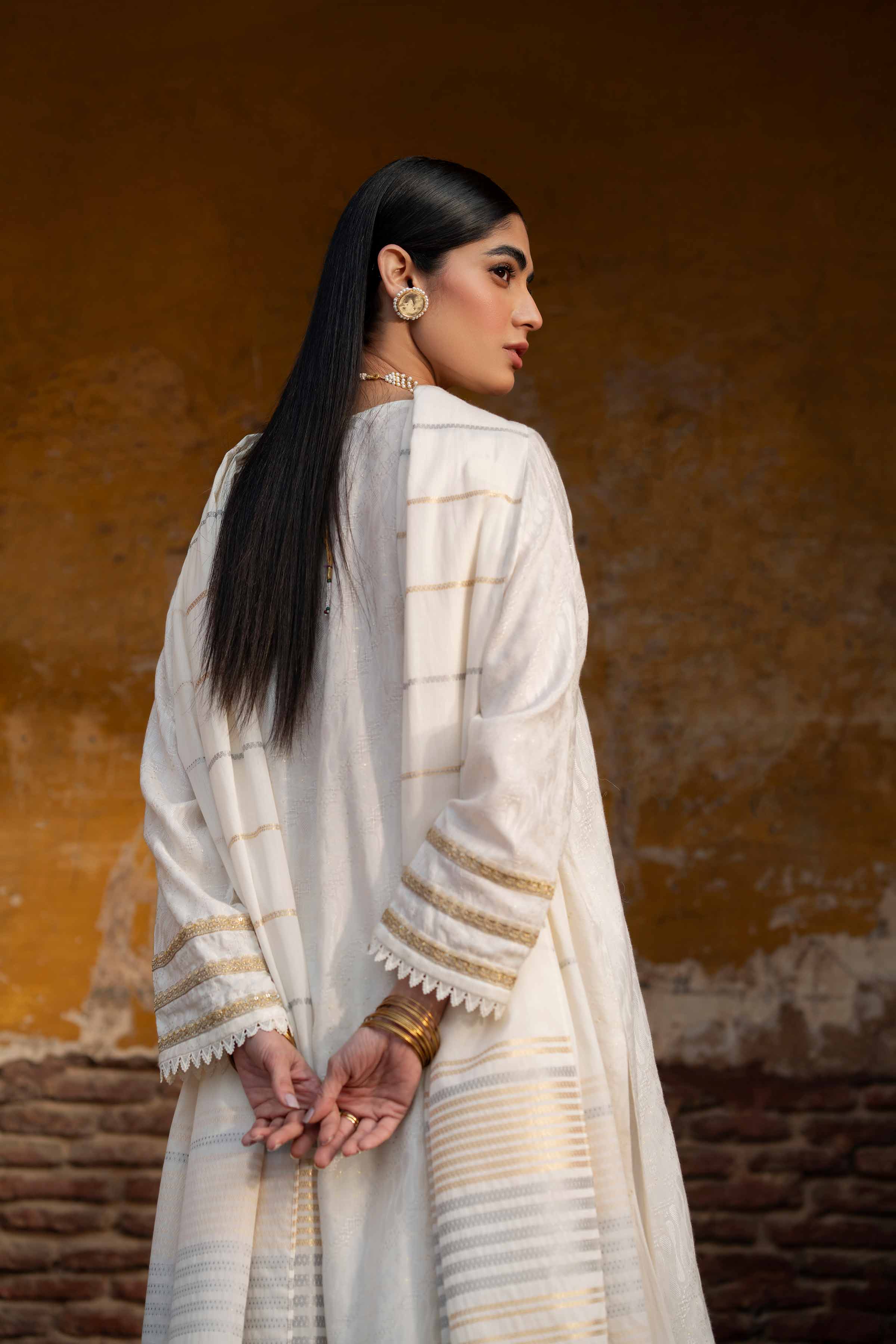 3 Piece - Embroidered Suit - PFE25-12 - Image 3