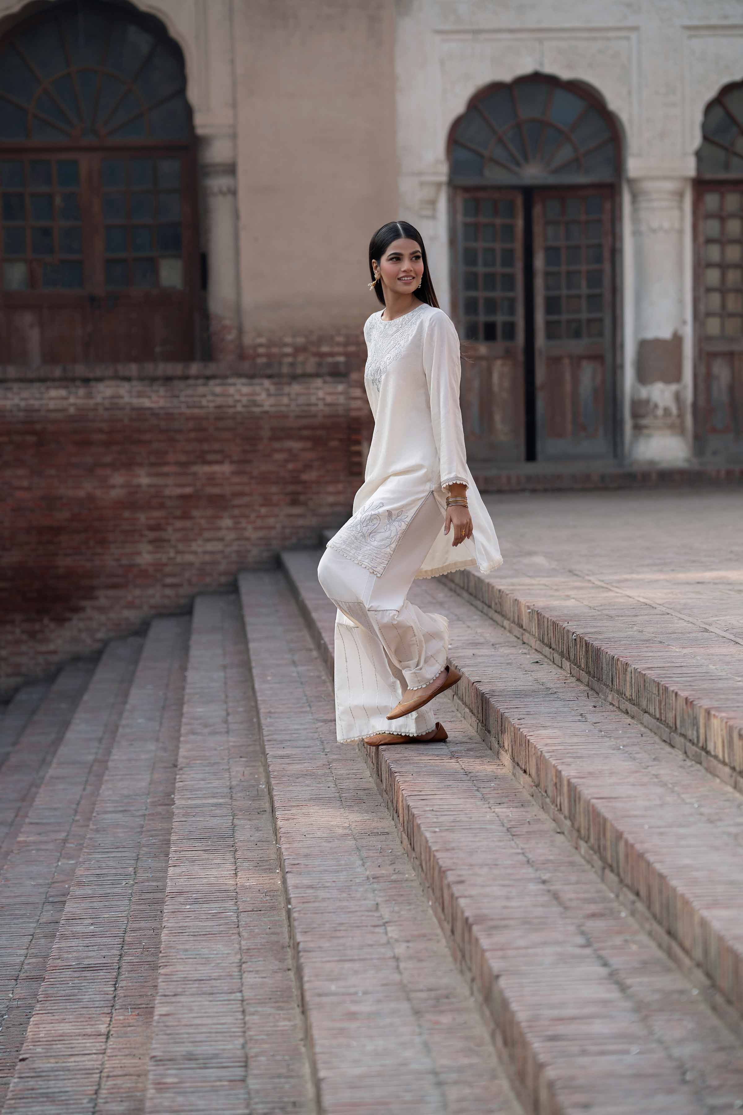 2 Piece - Embroidered Suit - PFE25-14 - Image 13