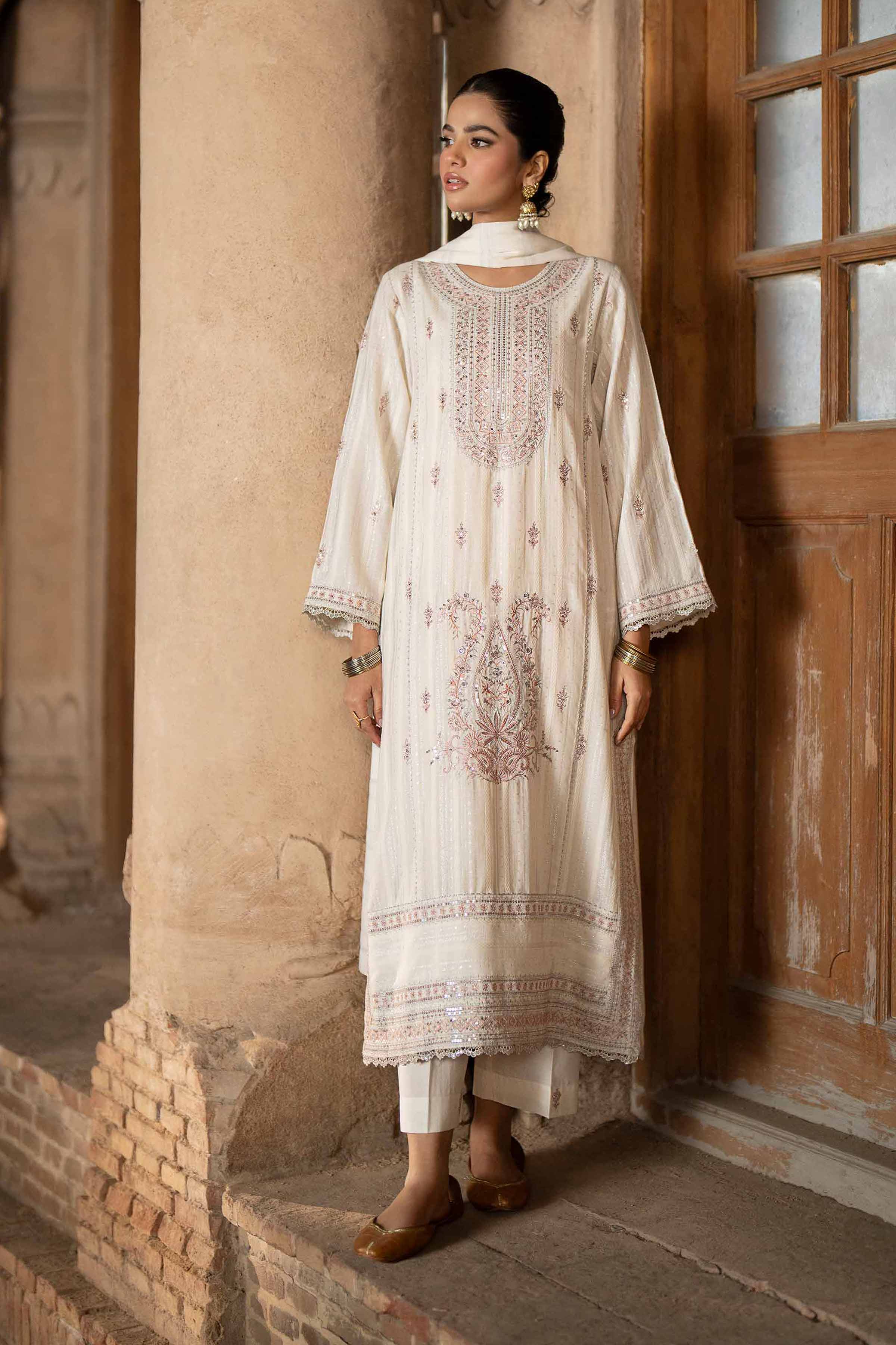 3 Piece - Embroidered Suit - PFE25-16