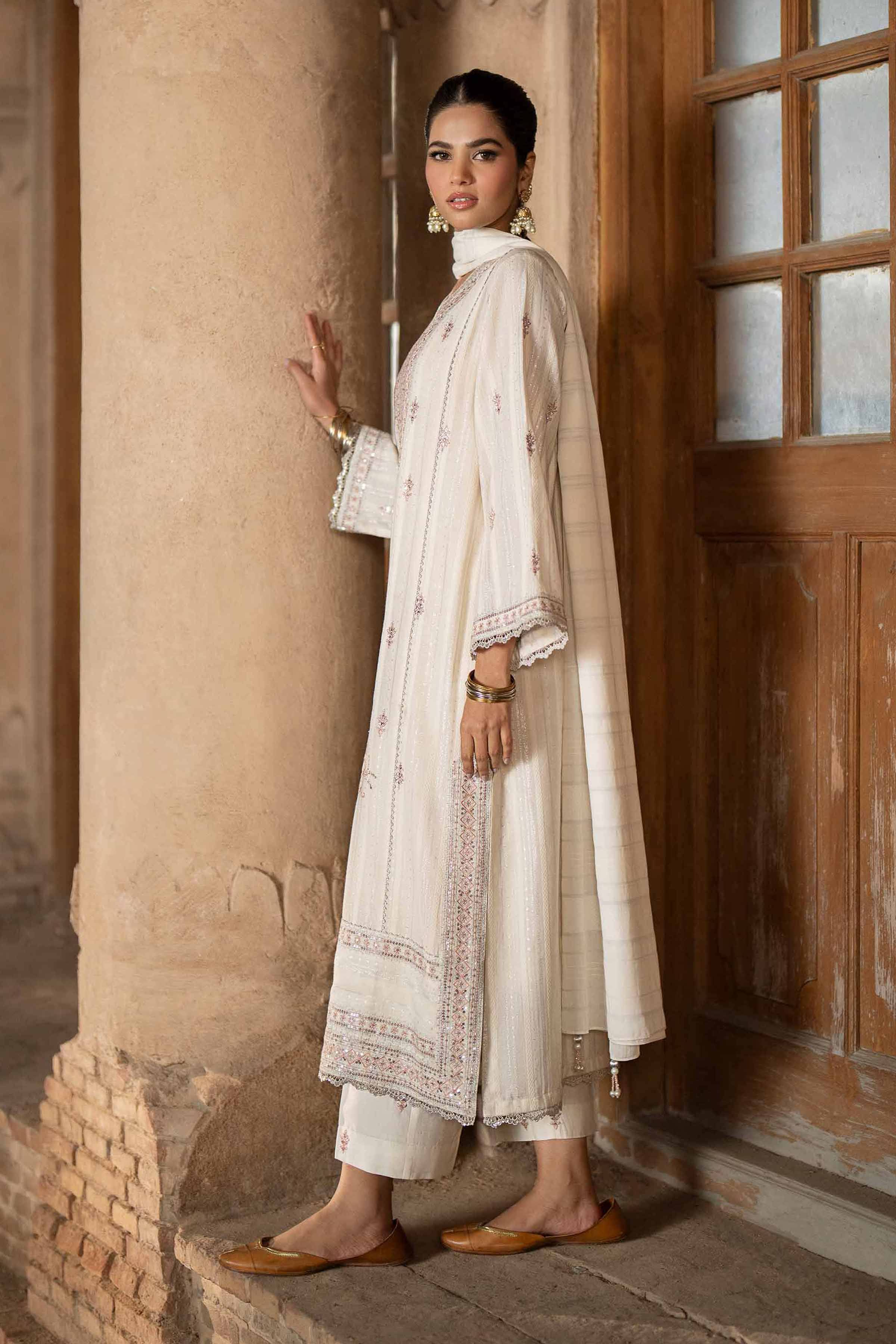 3 Piece - Embroidered Suit - PFE25-16 - Image 4