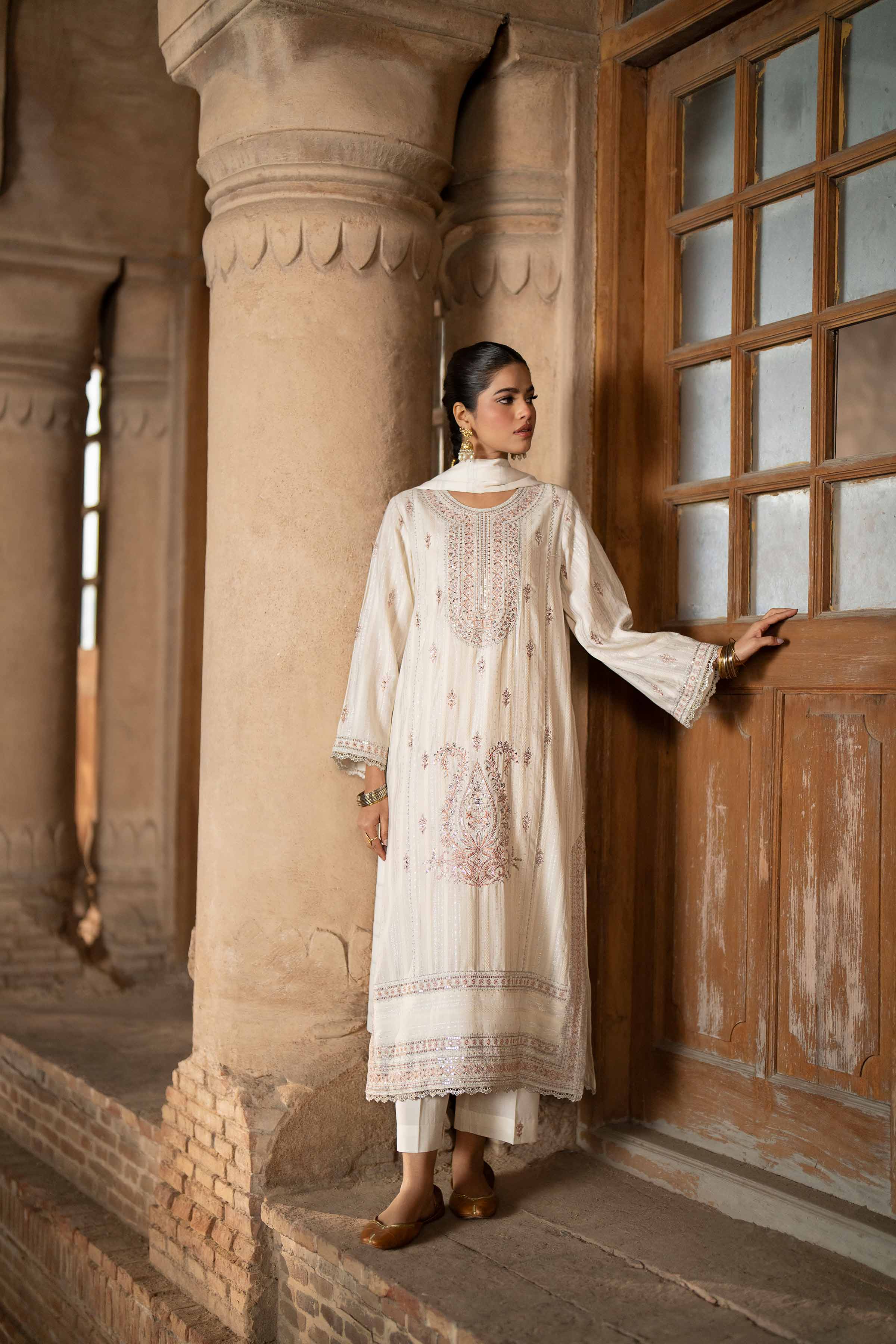 3 Piece - Embroidered Suit - PFE25-16 - Image 5
