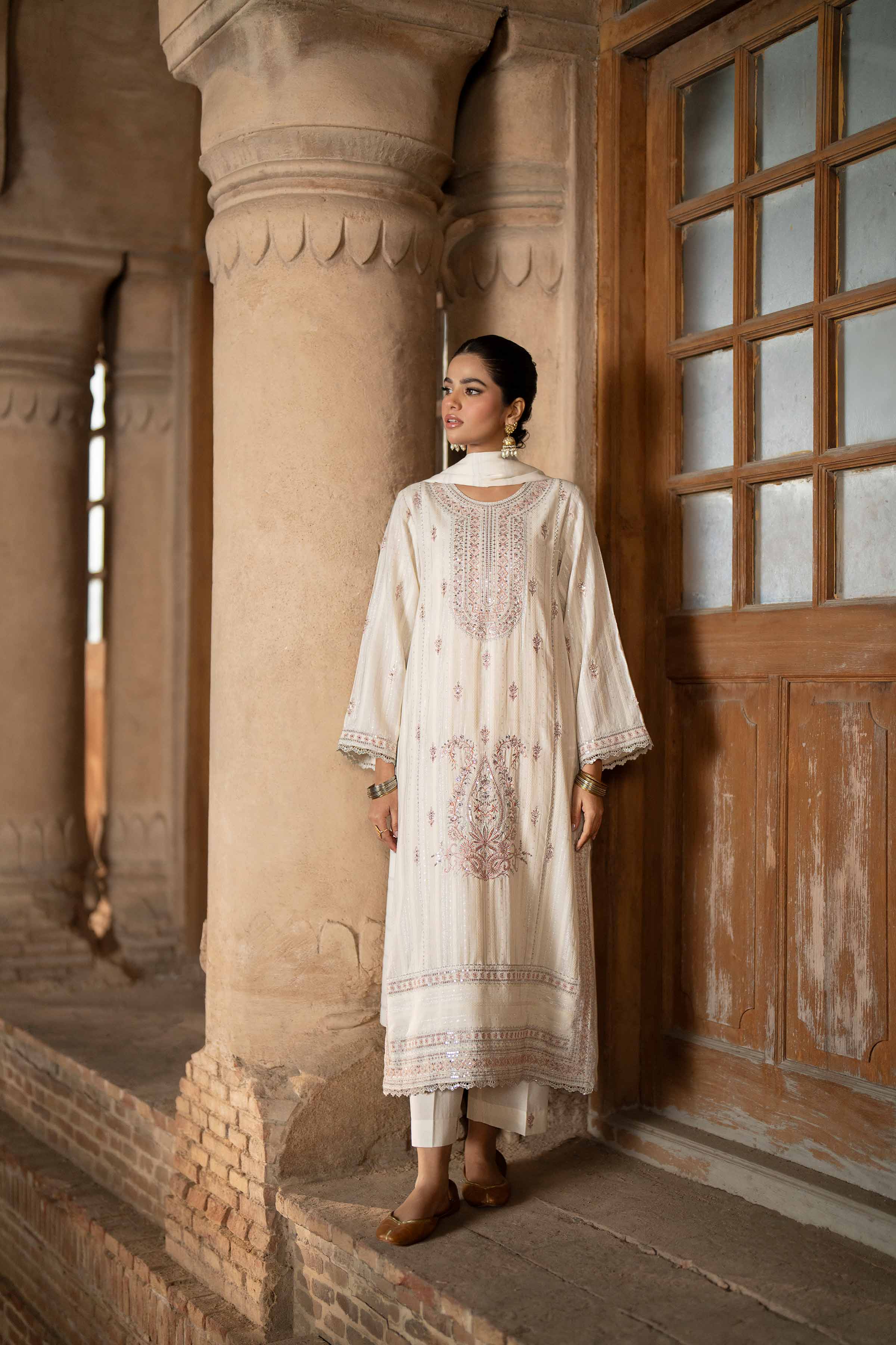 3 Piece - Embroidered Suit - PFE25-16 - Image 6