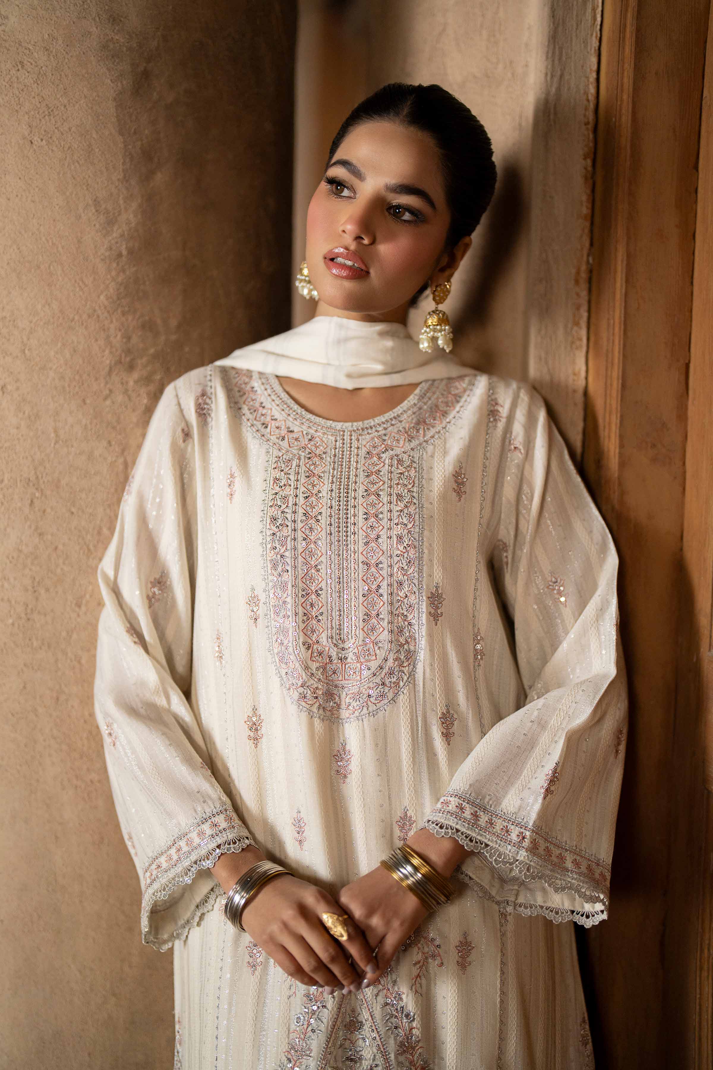 3 Piece - Embroidered Suit - PFE25-16 - Image 8