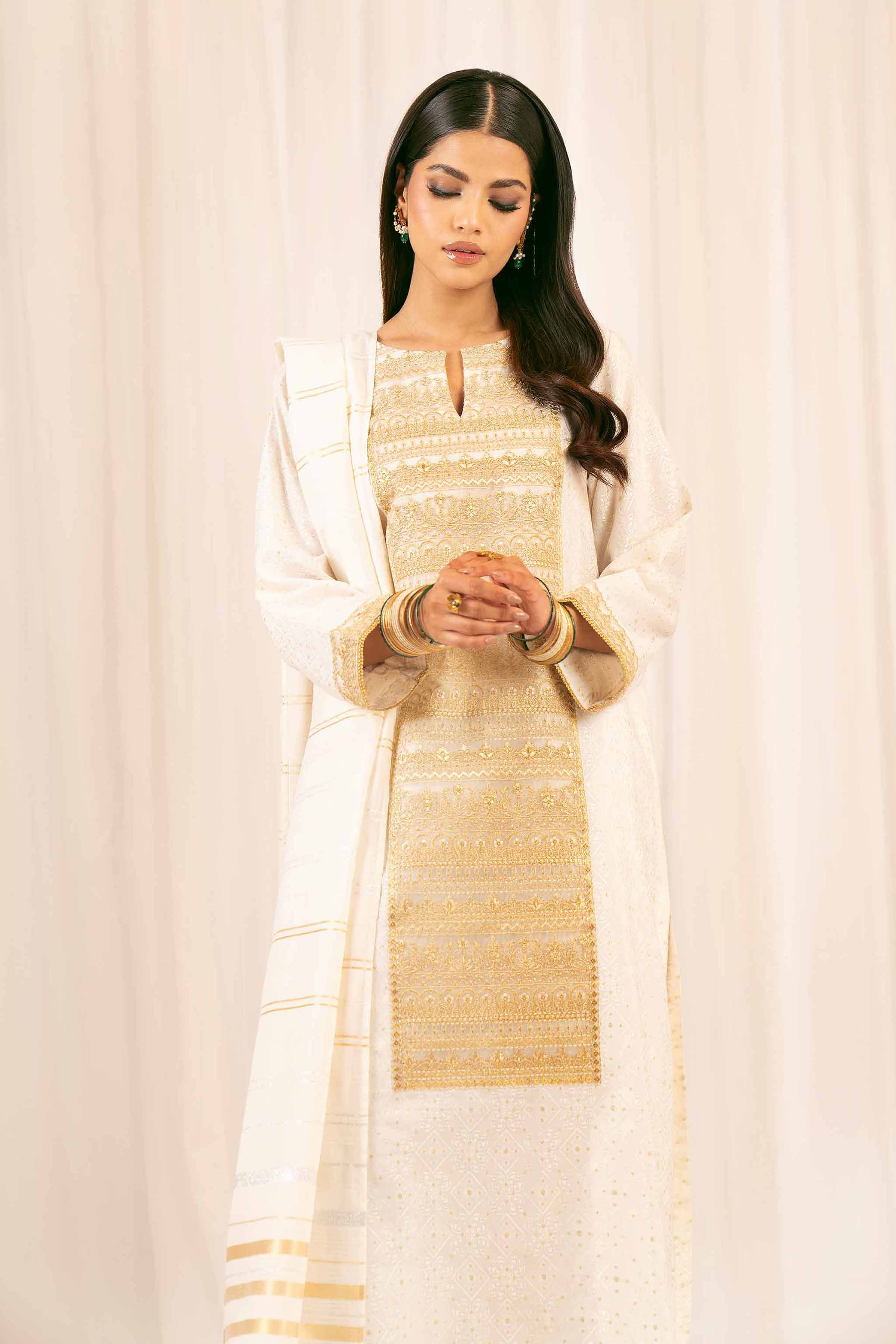 3 Piece - Embroidered Suit - PFE25-20