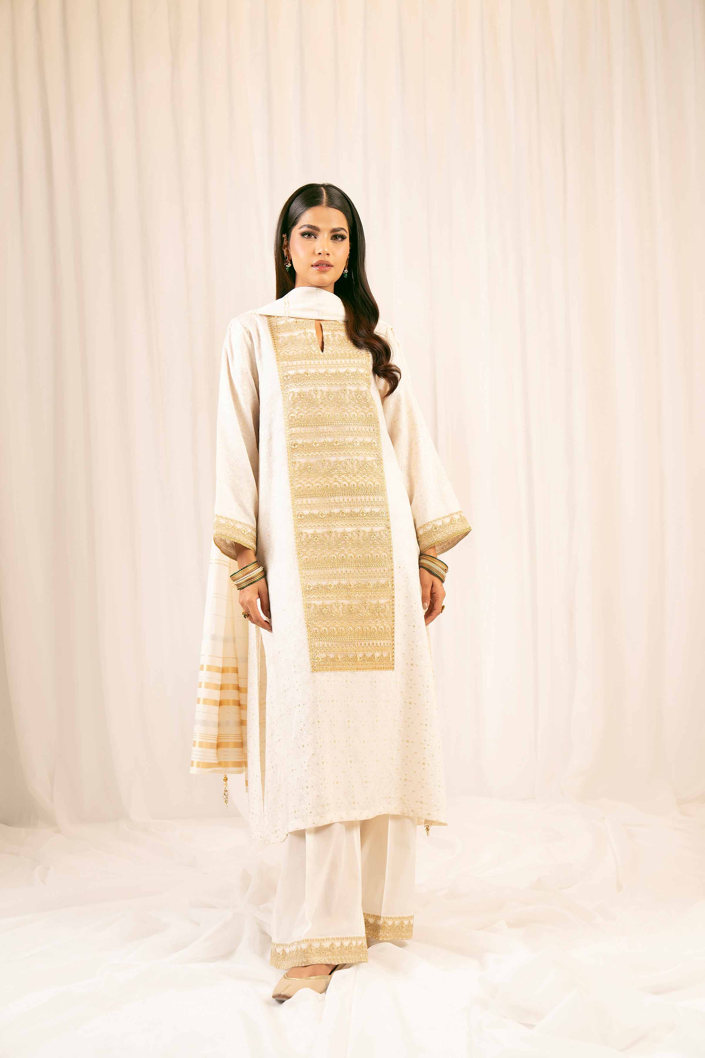3 Piece - Embroidered Suit - PFE25-20 - Image 5