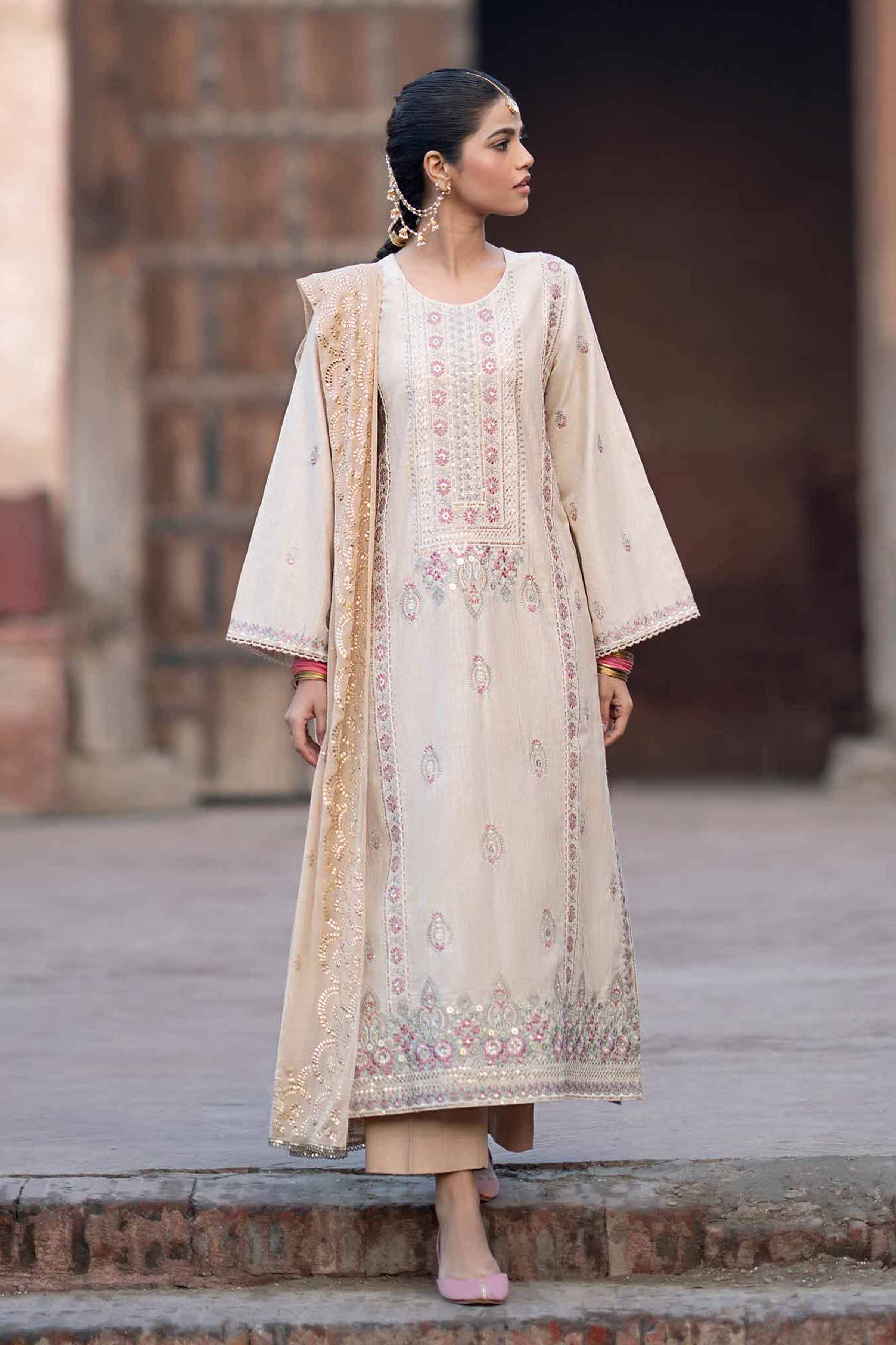 3 Piece - Embroidered Suit - PFE25-21