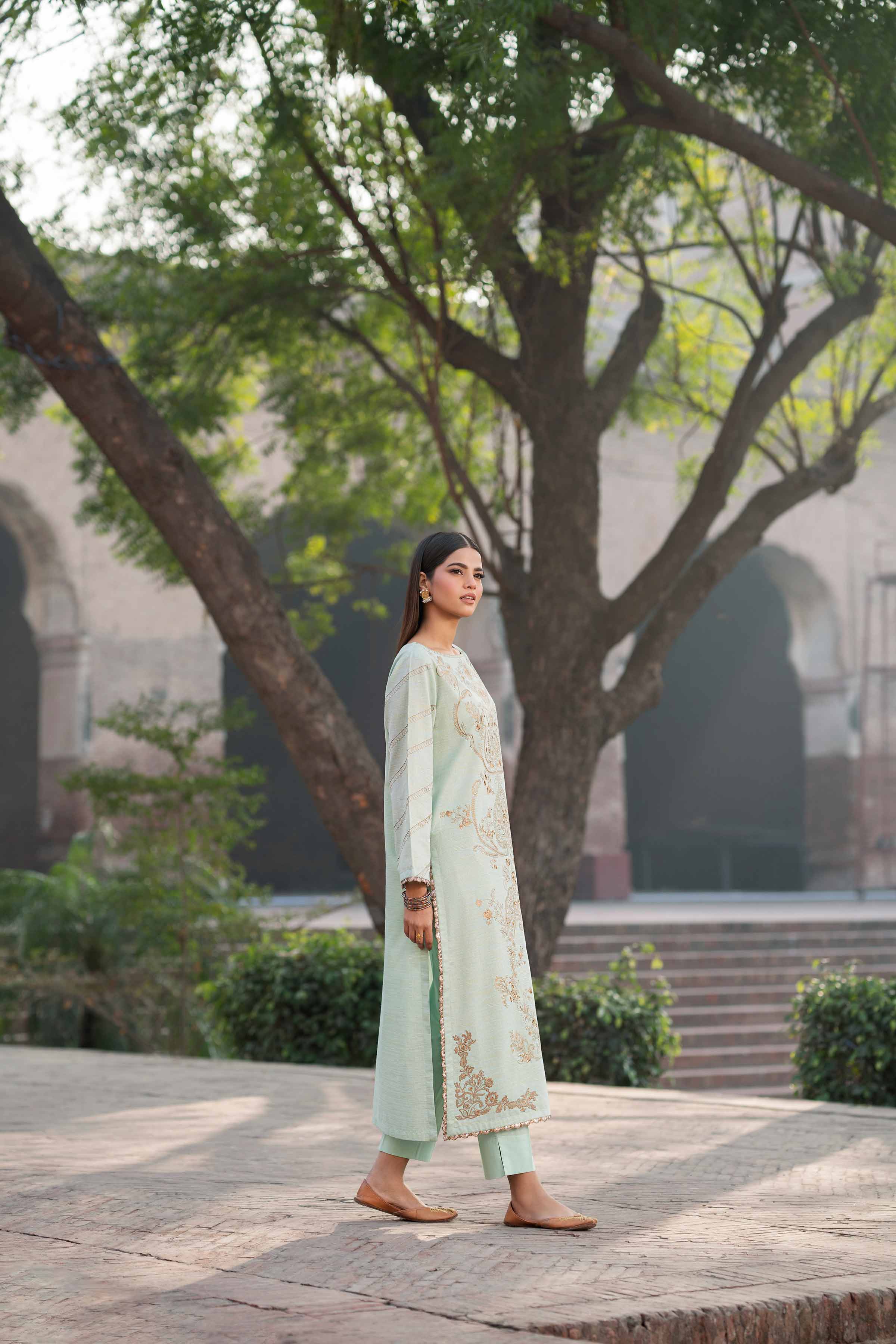 2 Piece - Embroidered Suit - PFE25-23 - Image 6