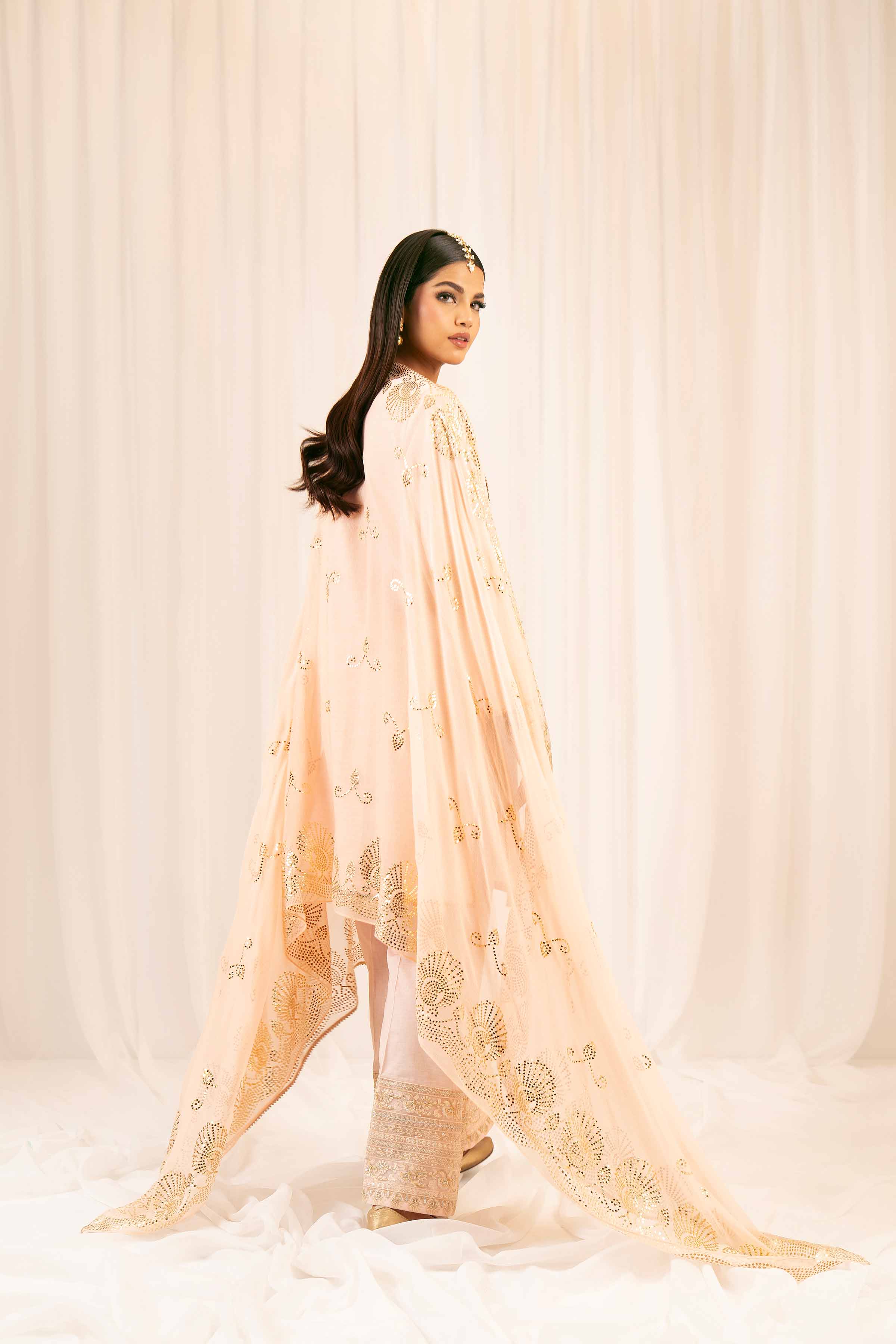 3 Piece - Embroidered Suit - PFE25-29 - Image 3