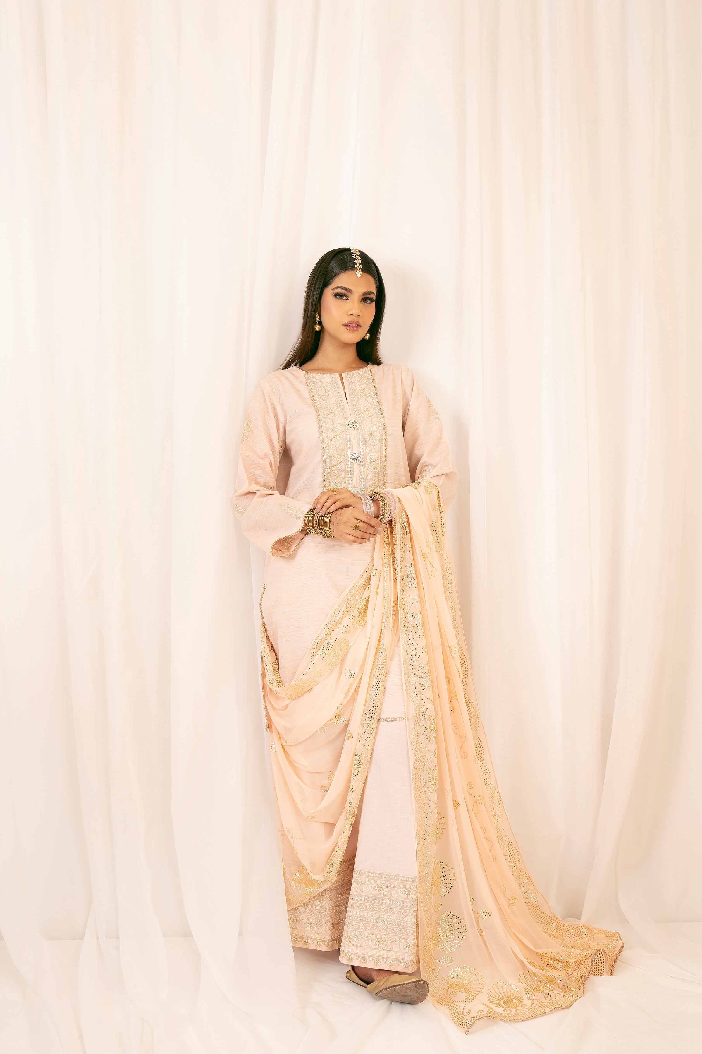 3 Piece - Embroidered Suit - PFE25-29 - Image 9