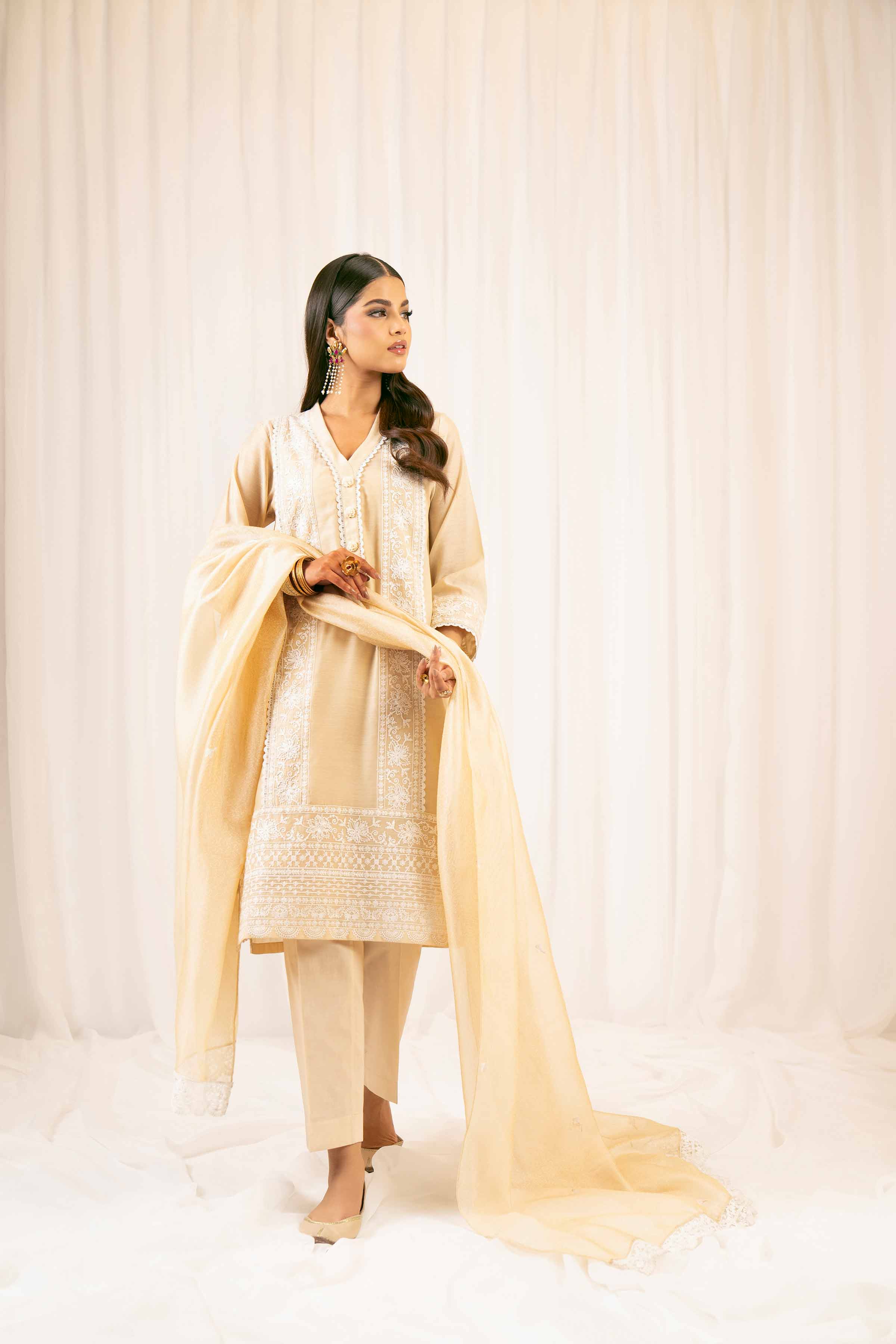 3 Piece - Embroidered Suit - PFE25-30 - Image 5