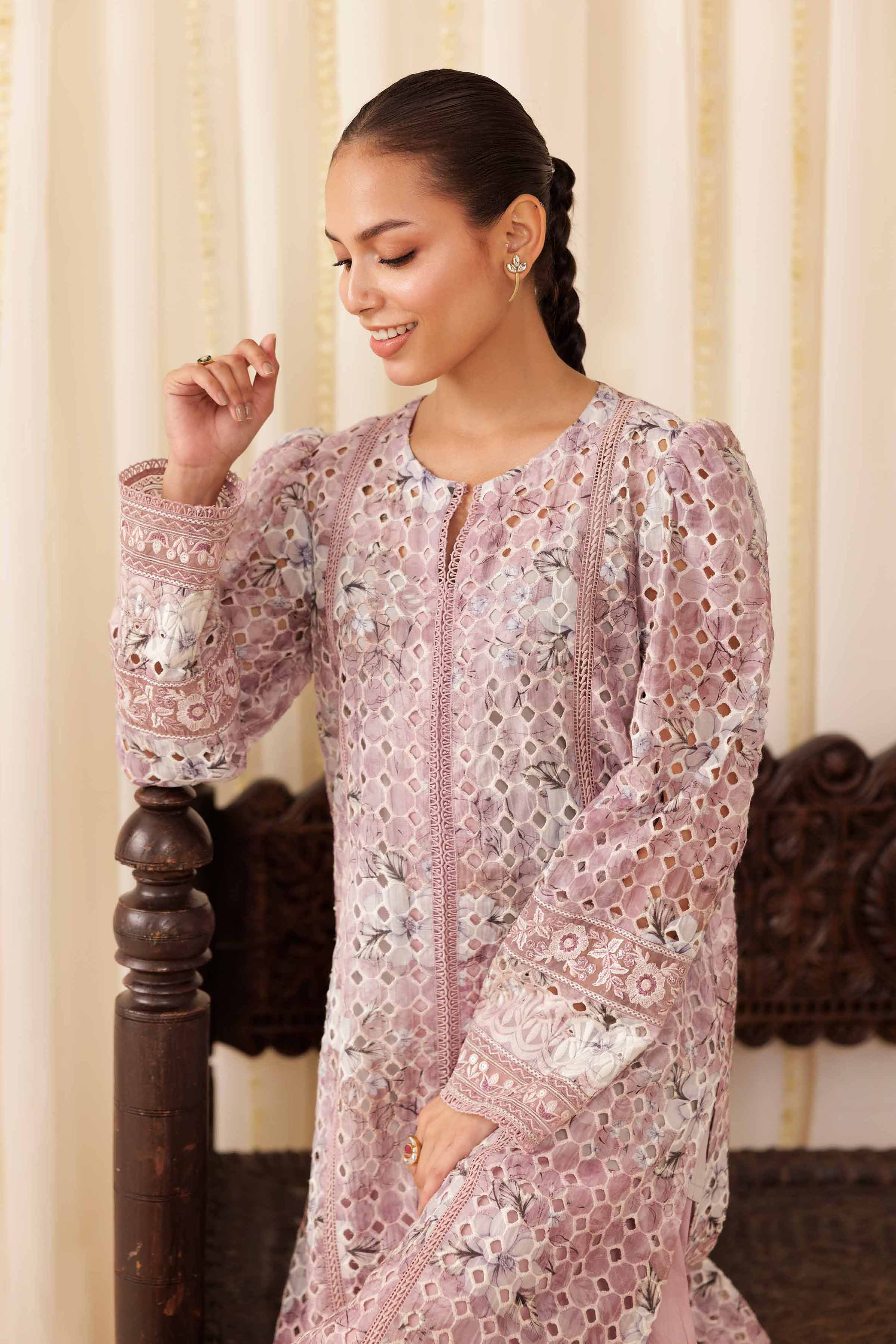 2 Piece - Embroidered Suit - PFE25-32 - Image 2