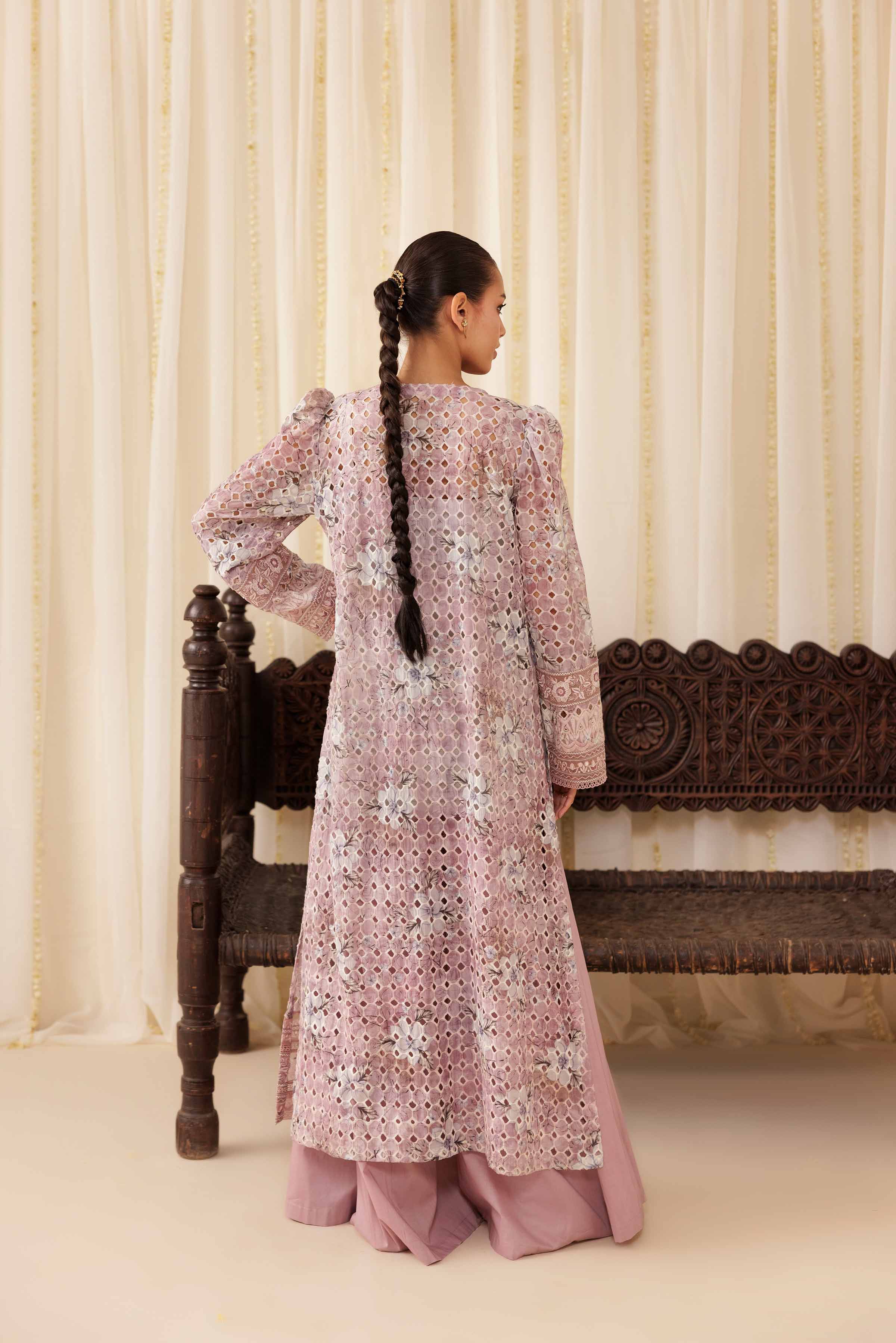 2 Piece - Embroidered Suit - PFE25-32 - Image 3
