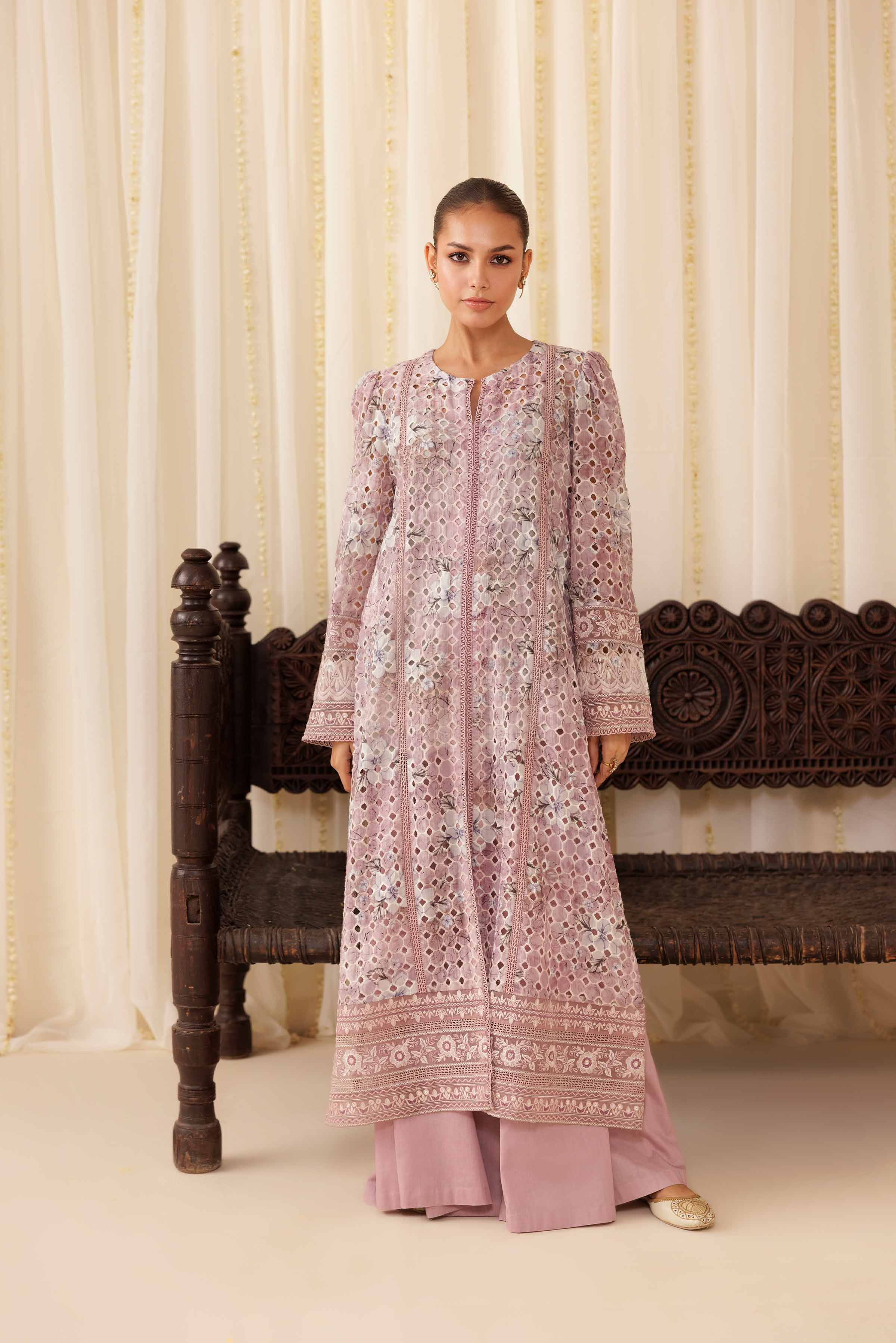 2 Piece - Embroidered Suit - PFE25-32 - Image 4