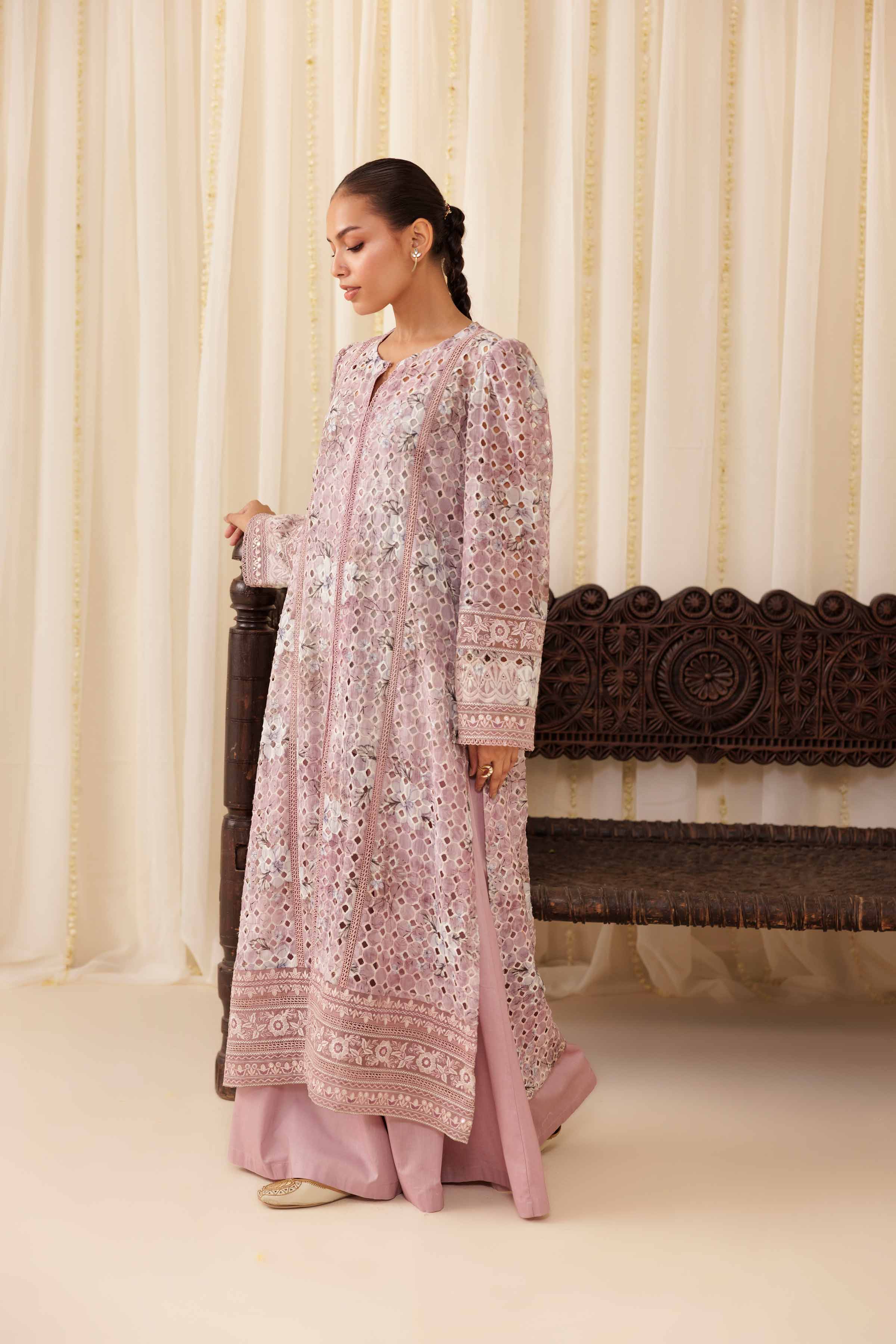 2 Piece - Embroidered Suit - PFE25-32 - Image 5