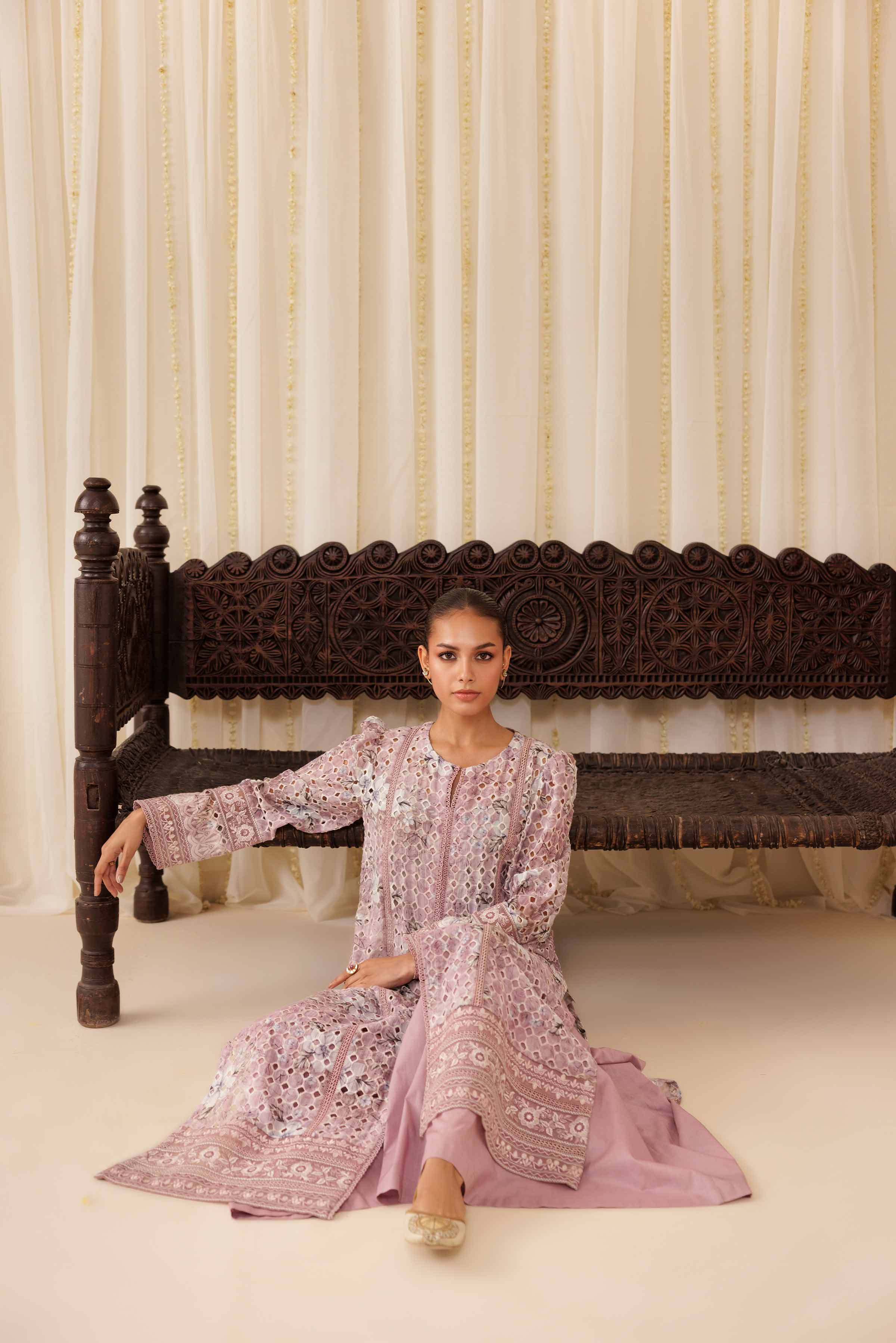 2 Piece - Embroidered Suit - PFE25-32 - Image 7