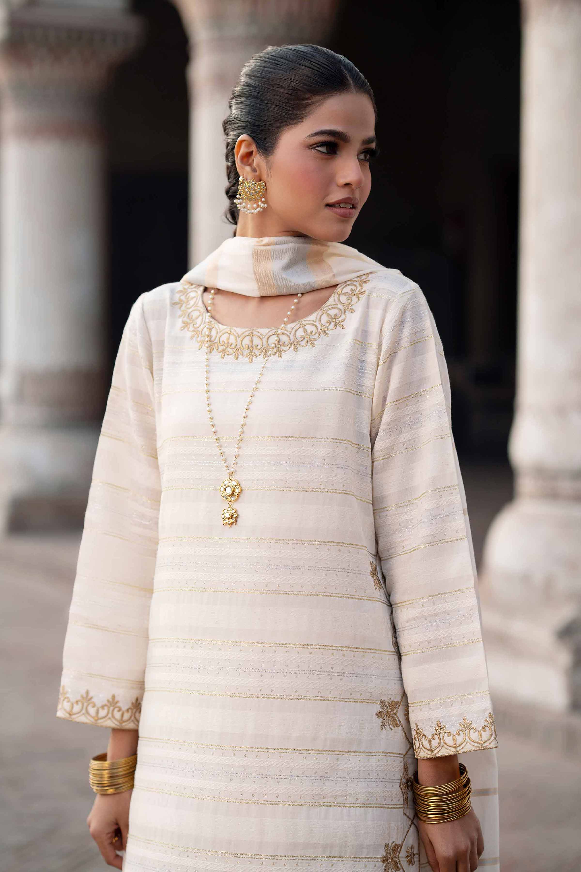 3 Piece - Embroidered Suit - PFE25-37 - Image 2