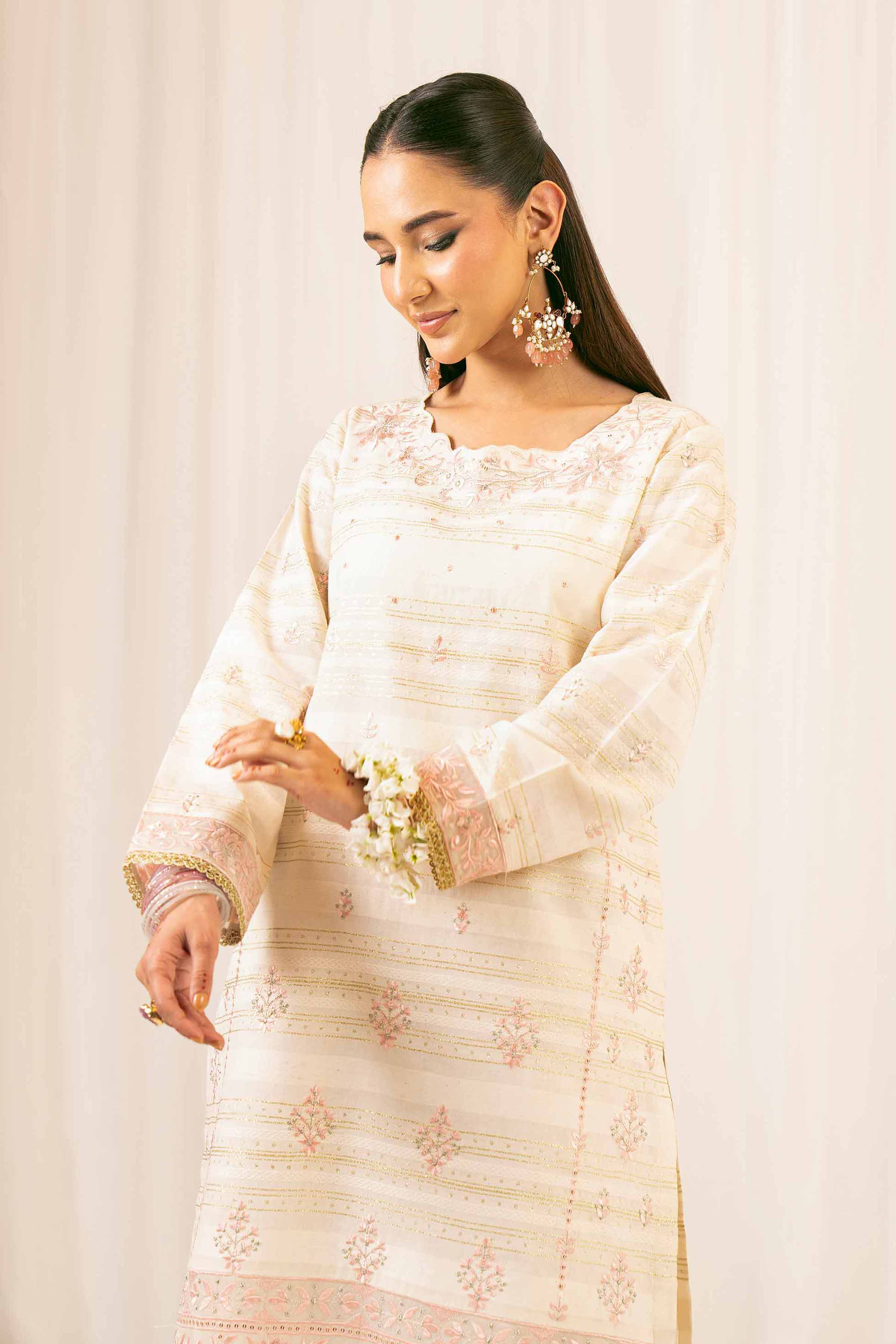 2 Piece - Embroidered Suit - PFE25-39 - Image 2