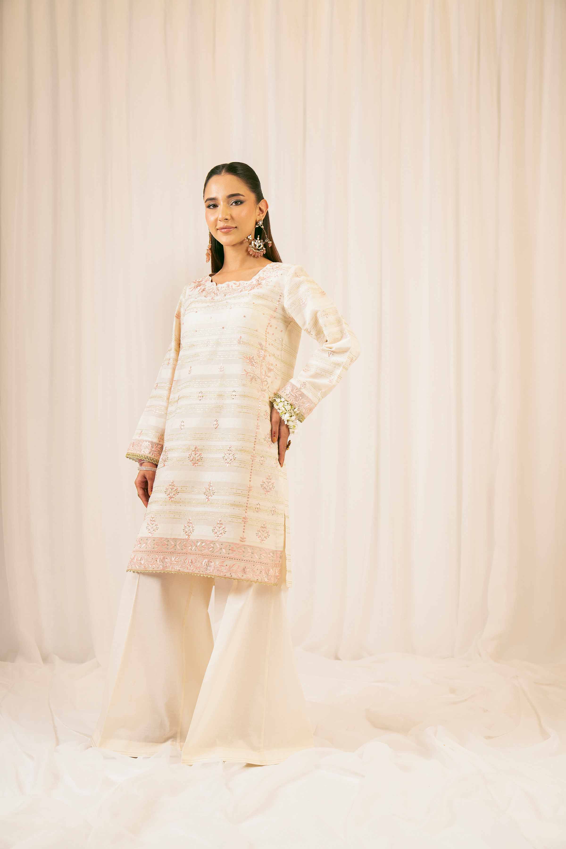 2 Piece - Embroidered Suit - PFE25-39 - Image 6