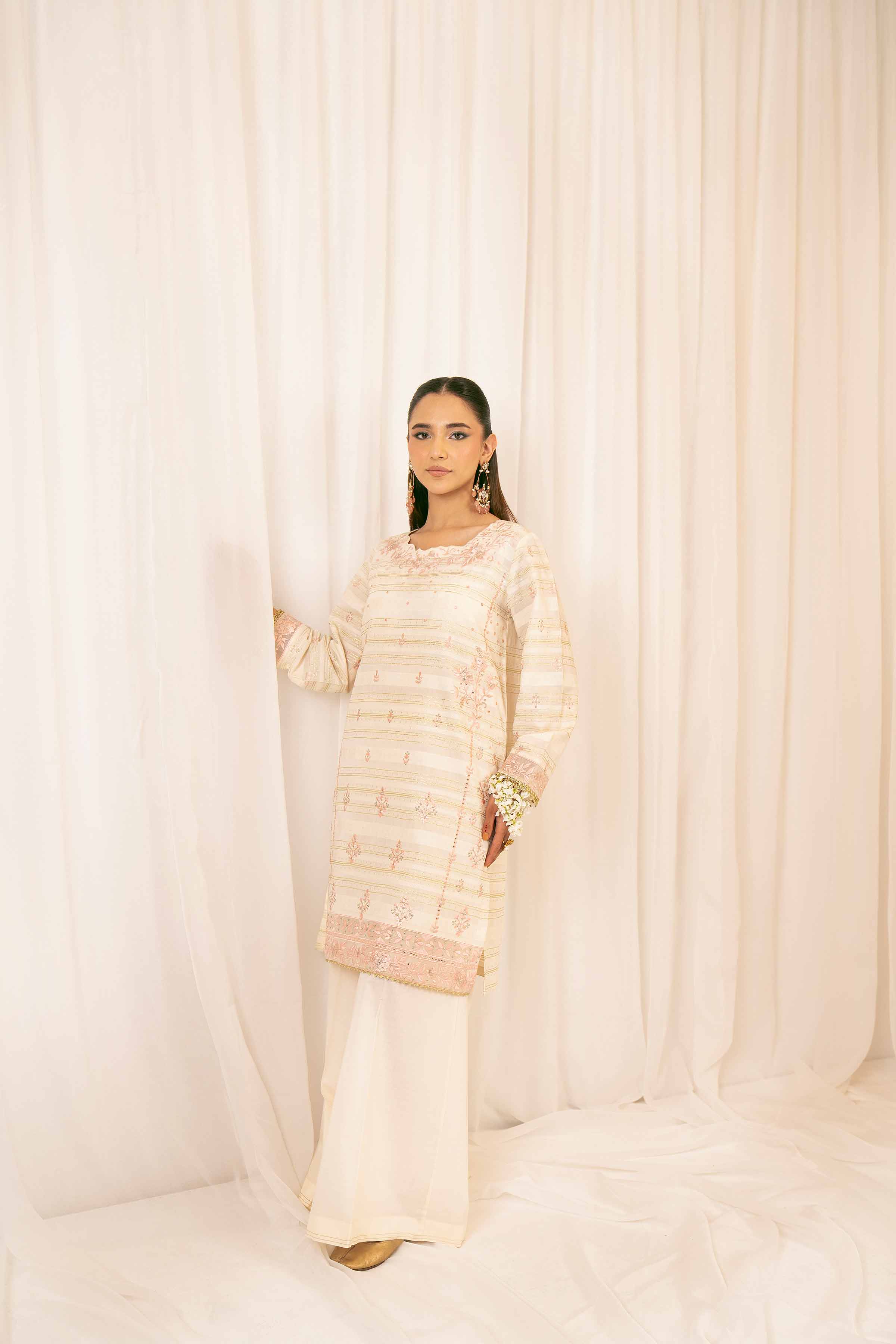 2 Piece - Embroidered Suit - PFE25-39 - Image 7