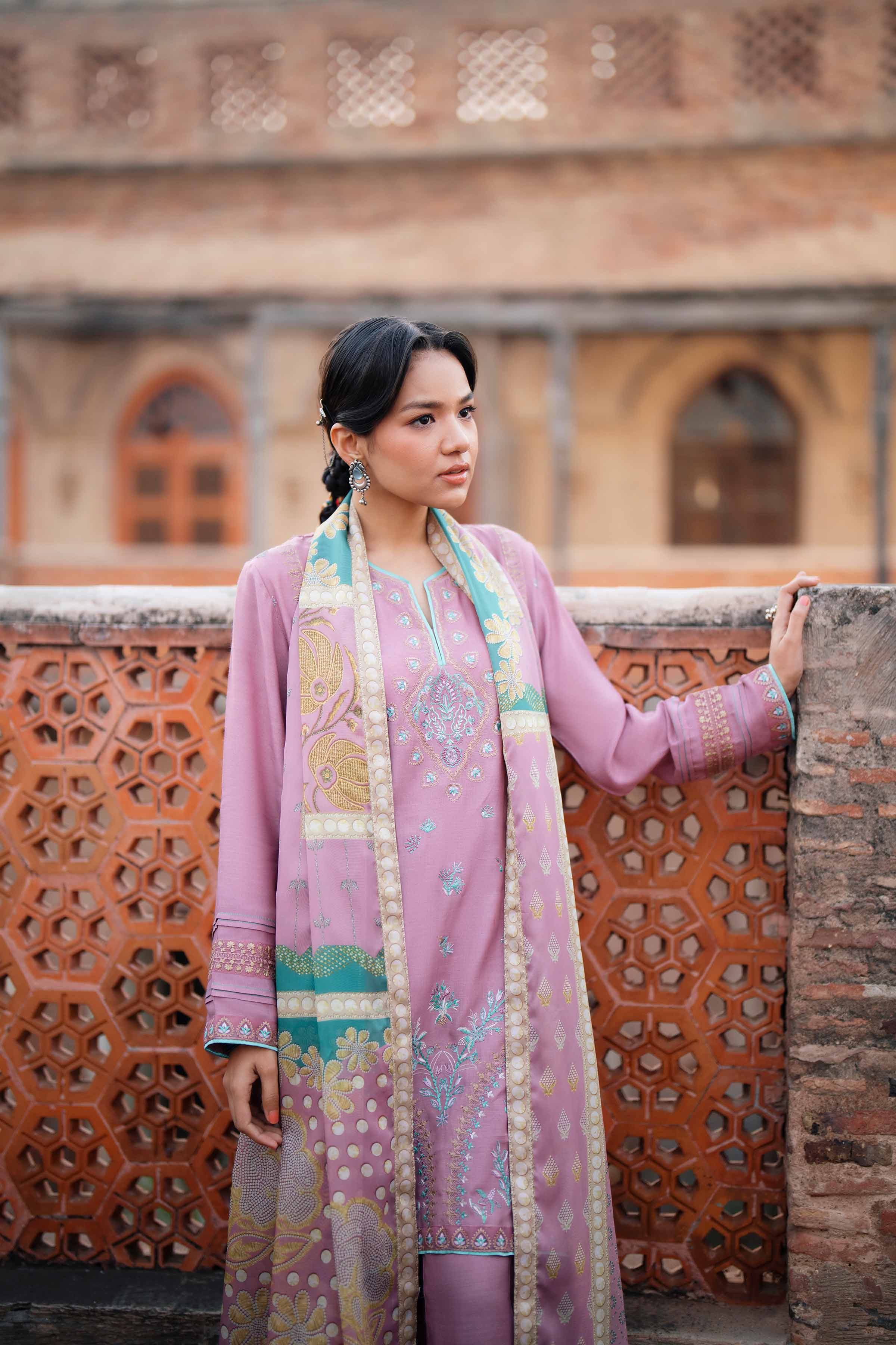 3 Piece - Embroidered Suit - PFE26-01 - Image 7