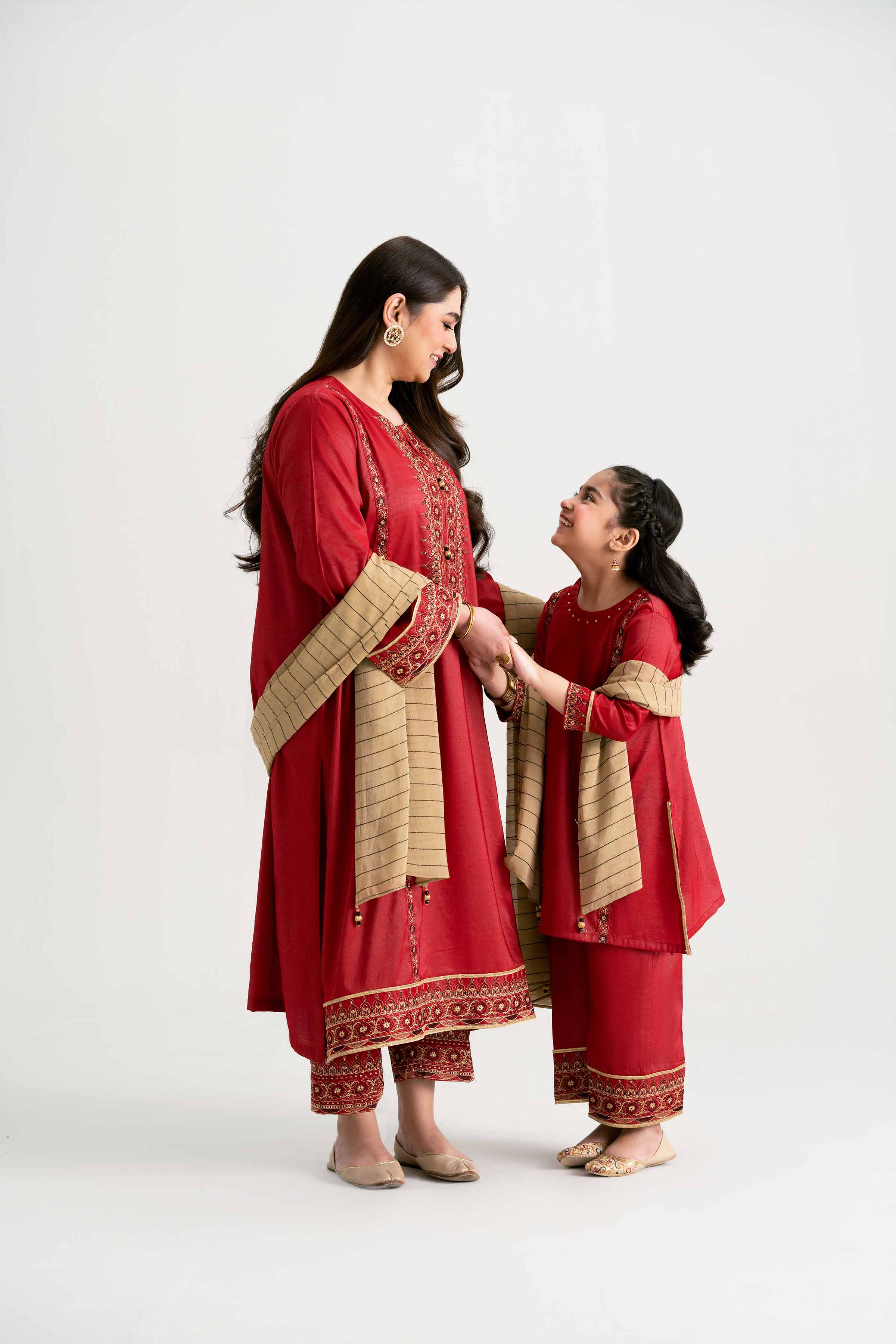 3 Piece - Embroidered Suit - PMD25-12 M - Image 10
