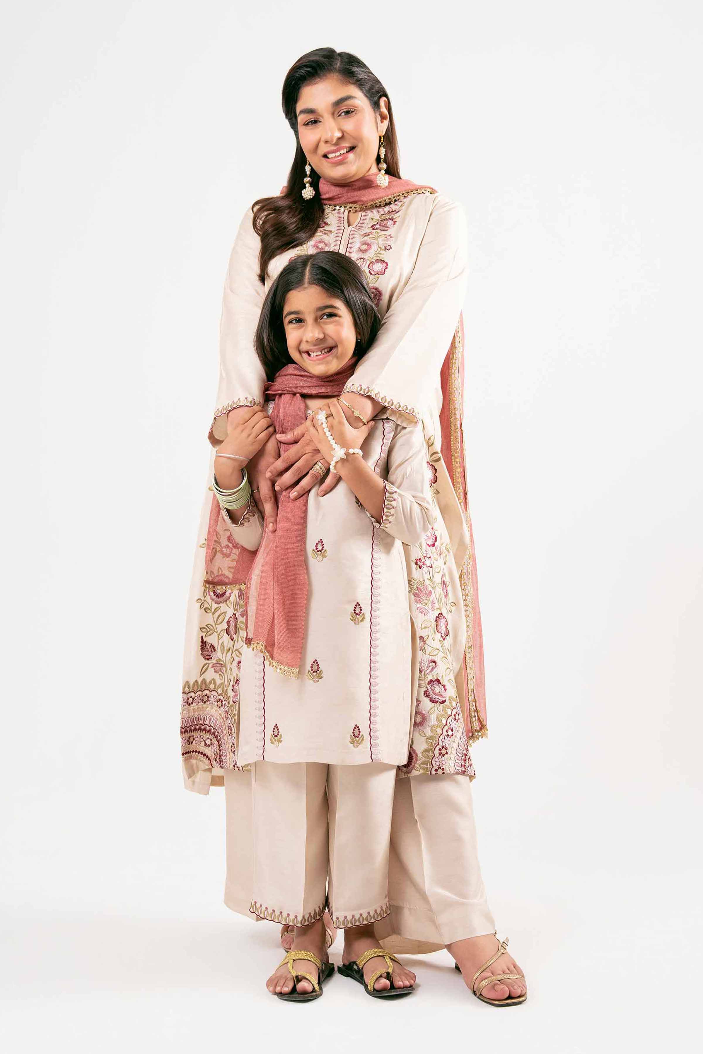 3 Piece - Embroidered Suit - PMD25-14 D - Image 11