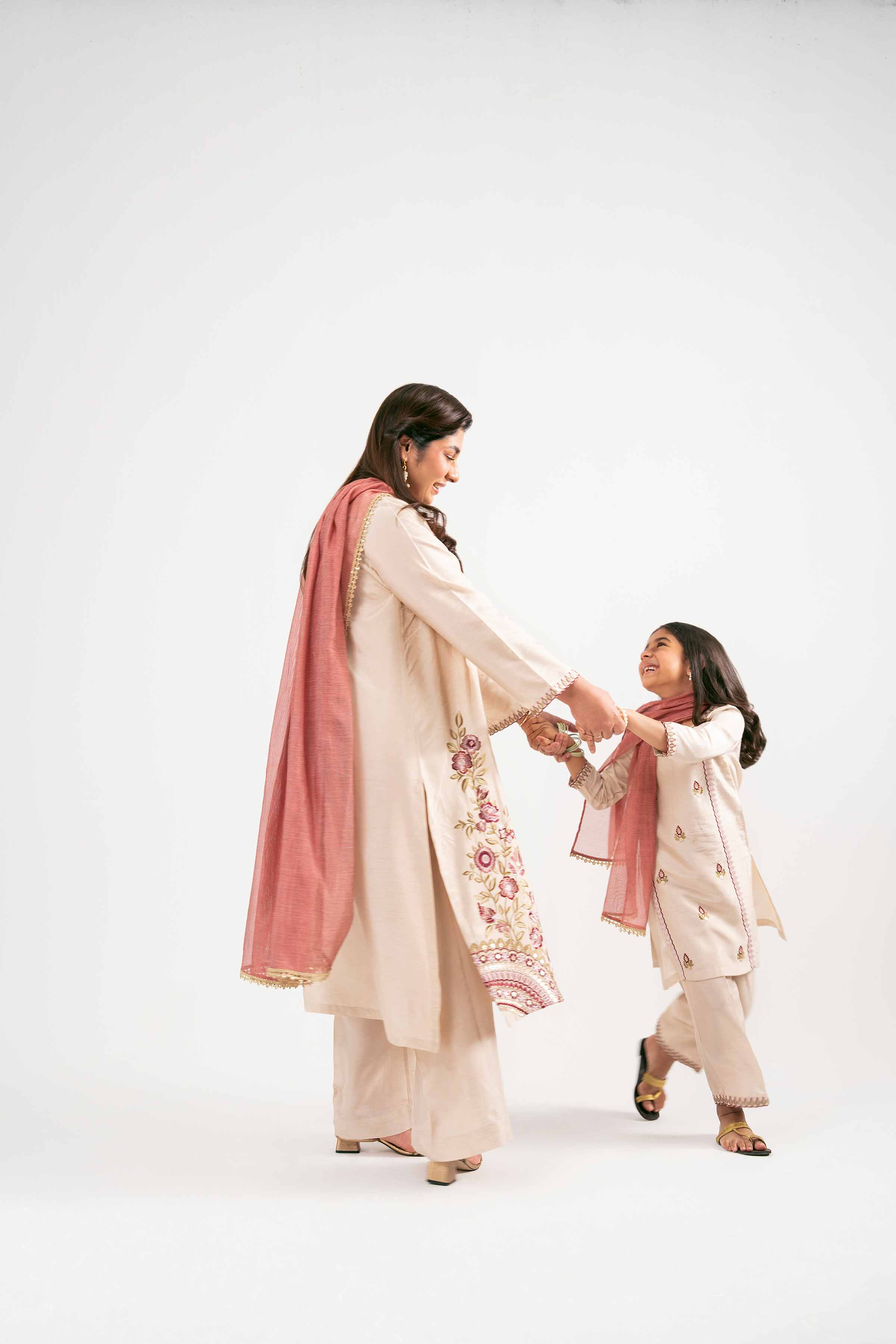3 Piece - Embroidered Suit - PMD25-14 D - Image 13