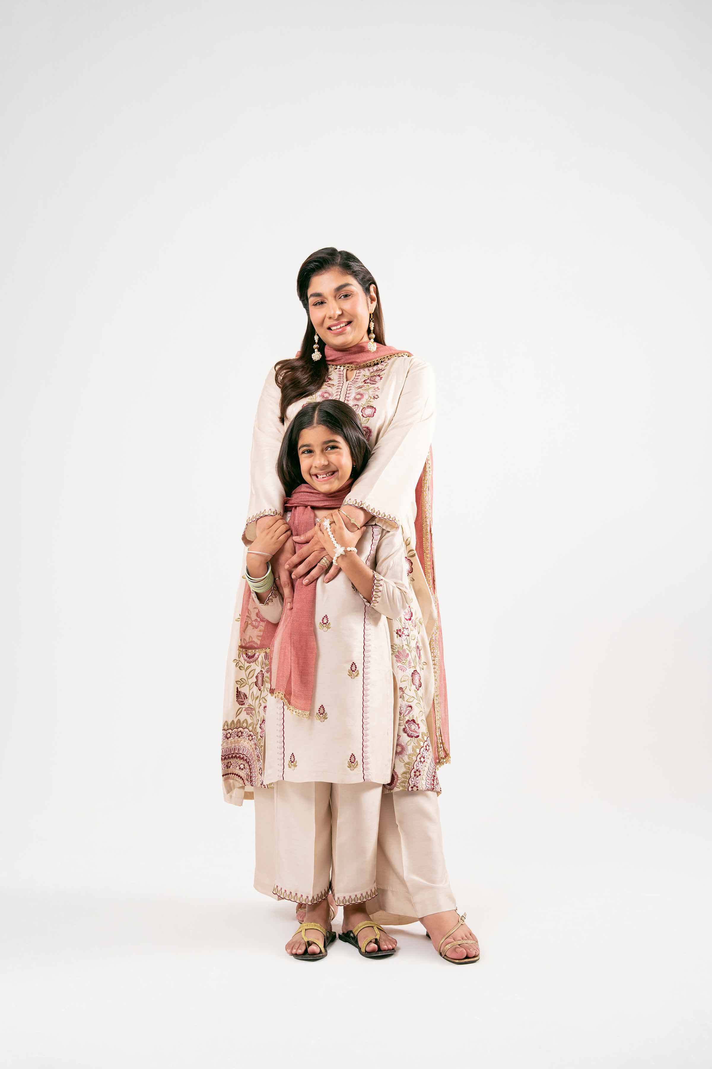 3 Piece - Embroidered Suit - PMD25-14 D - Image 14