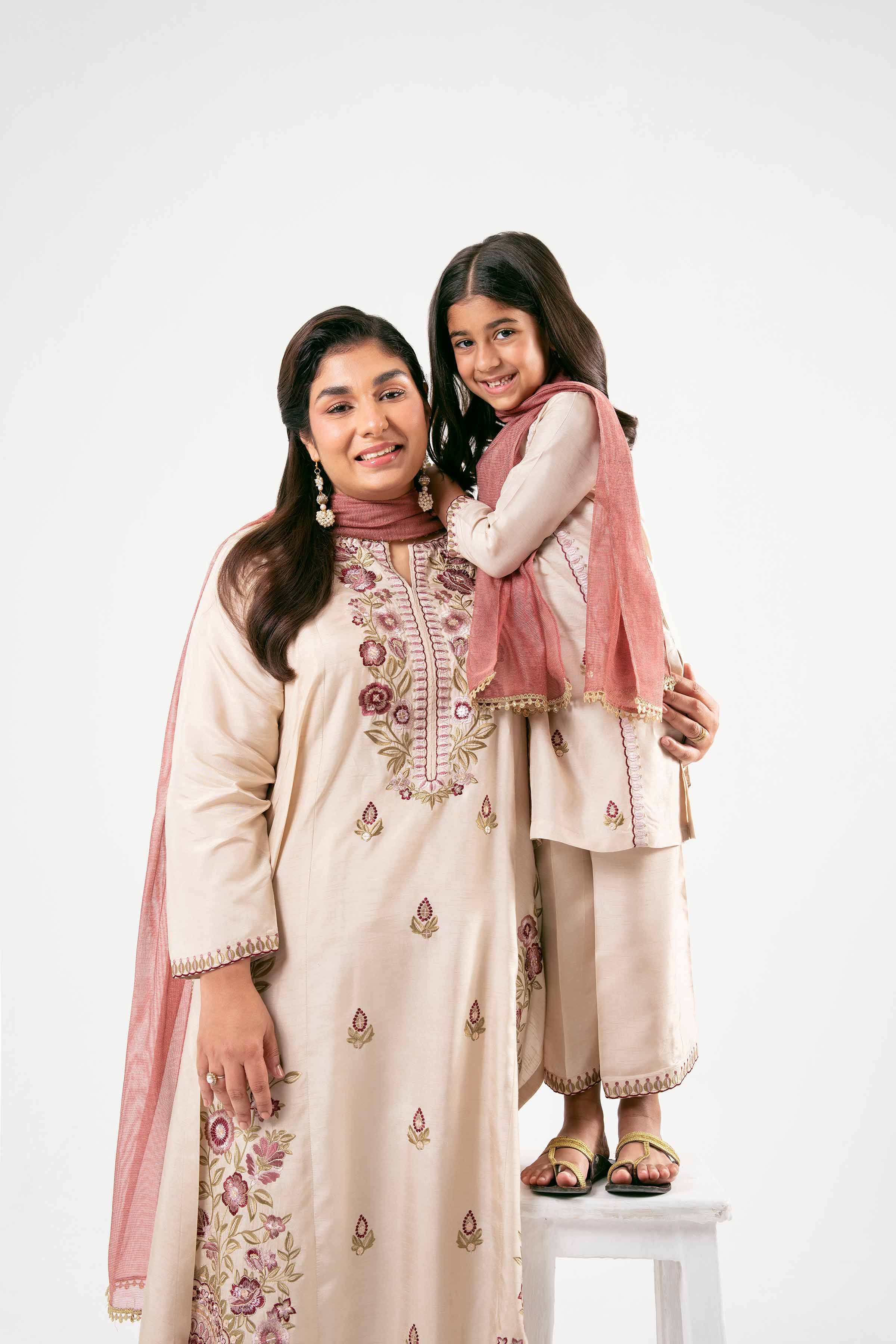 3 Piece - Embroidered Suit - PMD25-14 D - Image 15