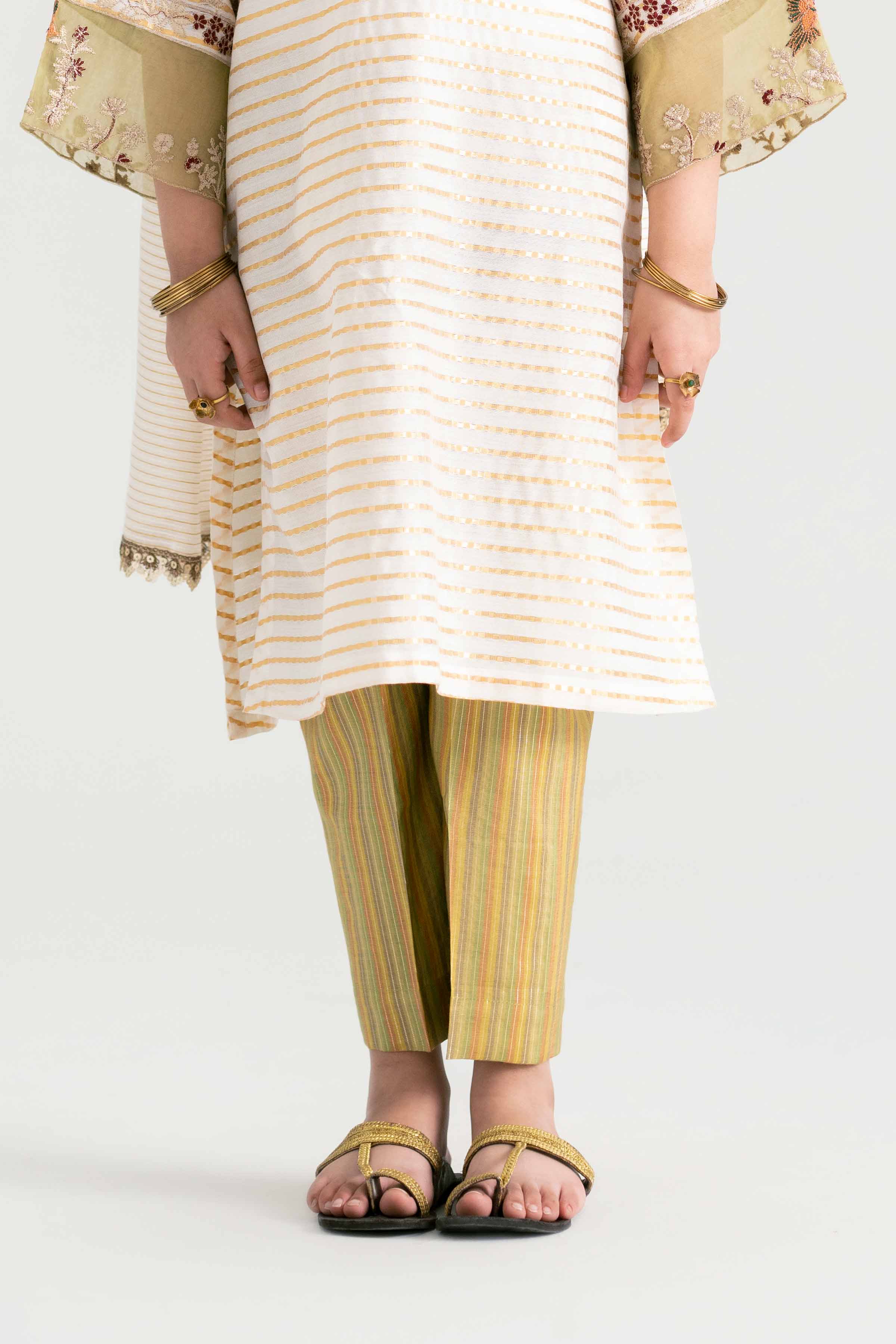 3 Piece - Embroidered Suit - PMD25-15 D - Image 5