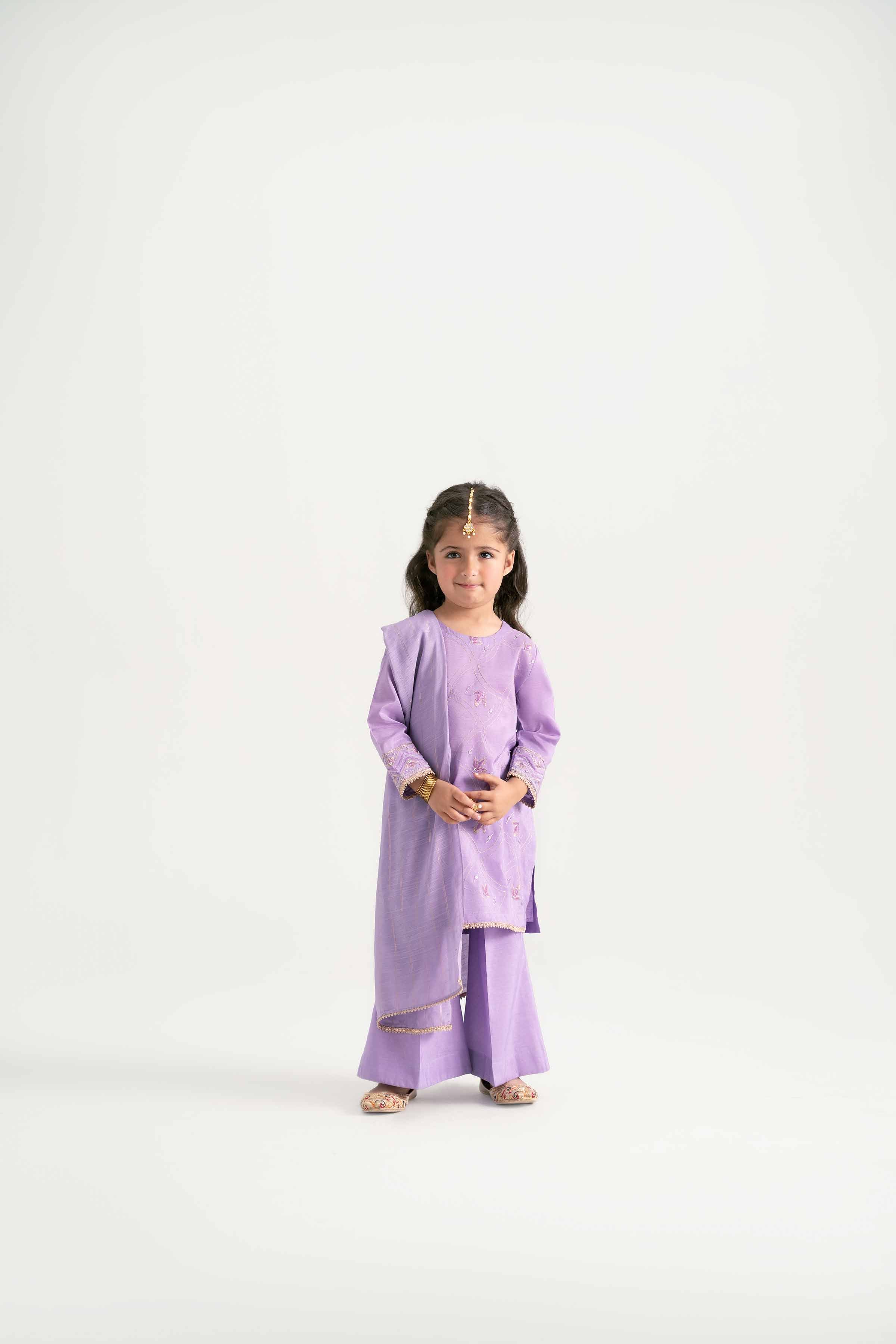 3 Piece - Embroidered Suit - PMD25-18 D - Image 5