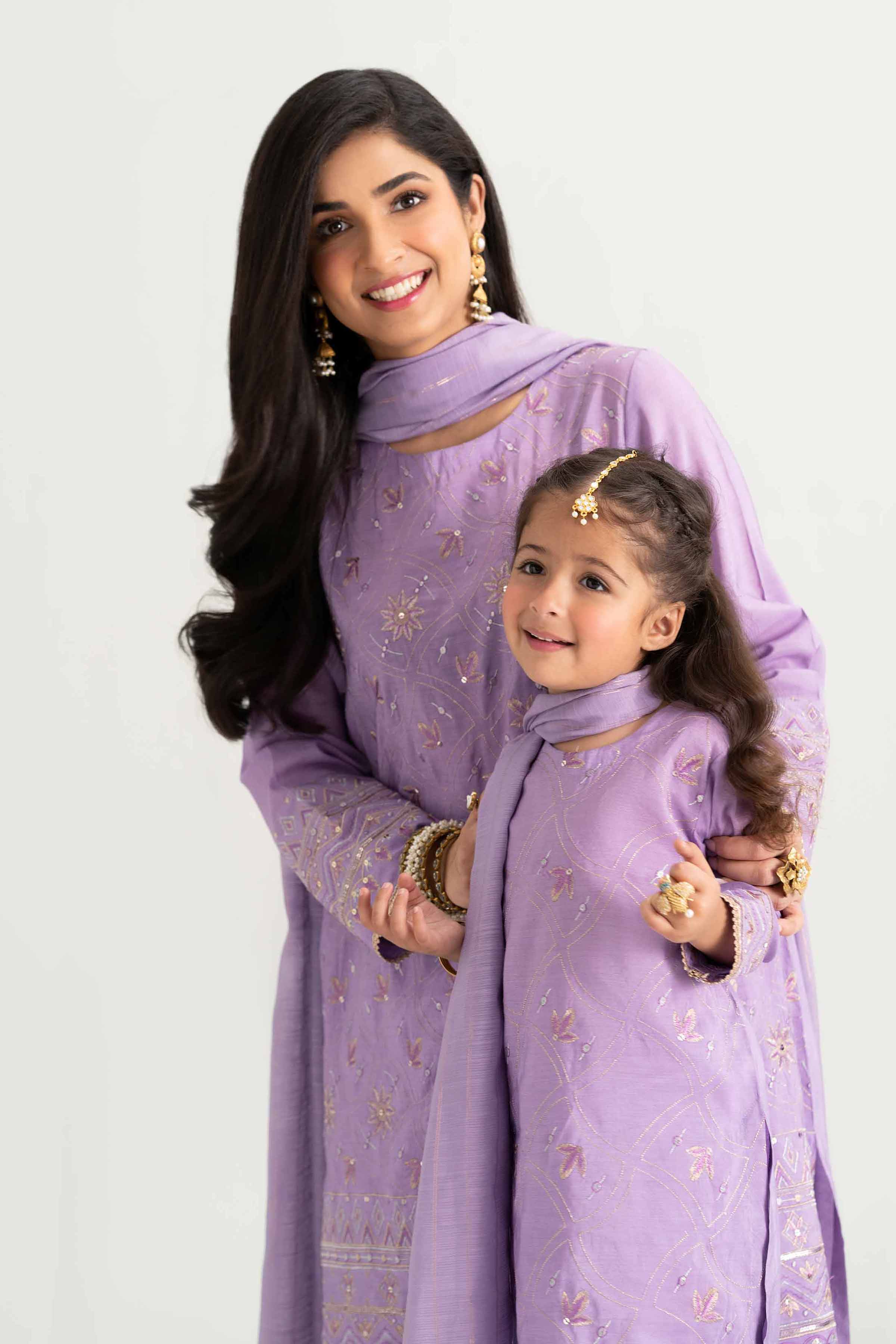 3 Piece - Embroidered Suit - PMD25-18 D - Image 6