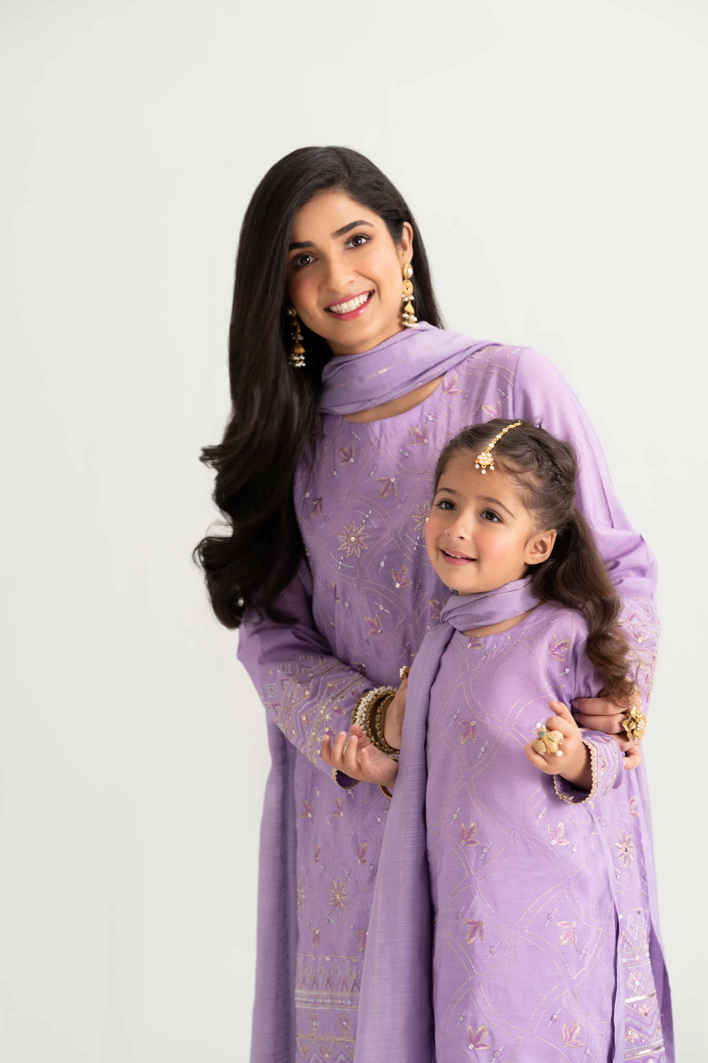 3 Piece - Embroidered Suit - PMD25-18 D - Image 8