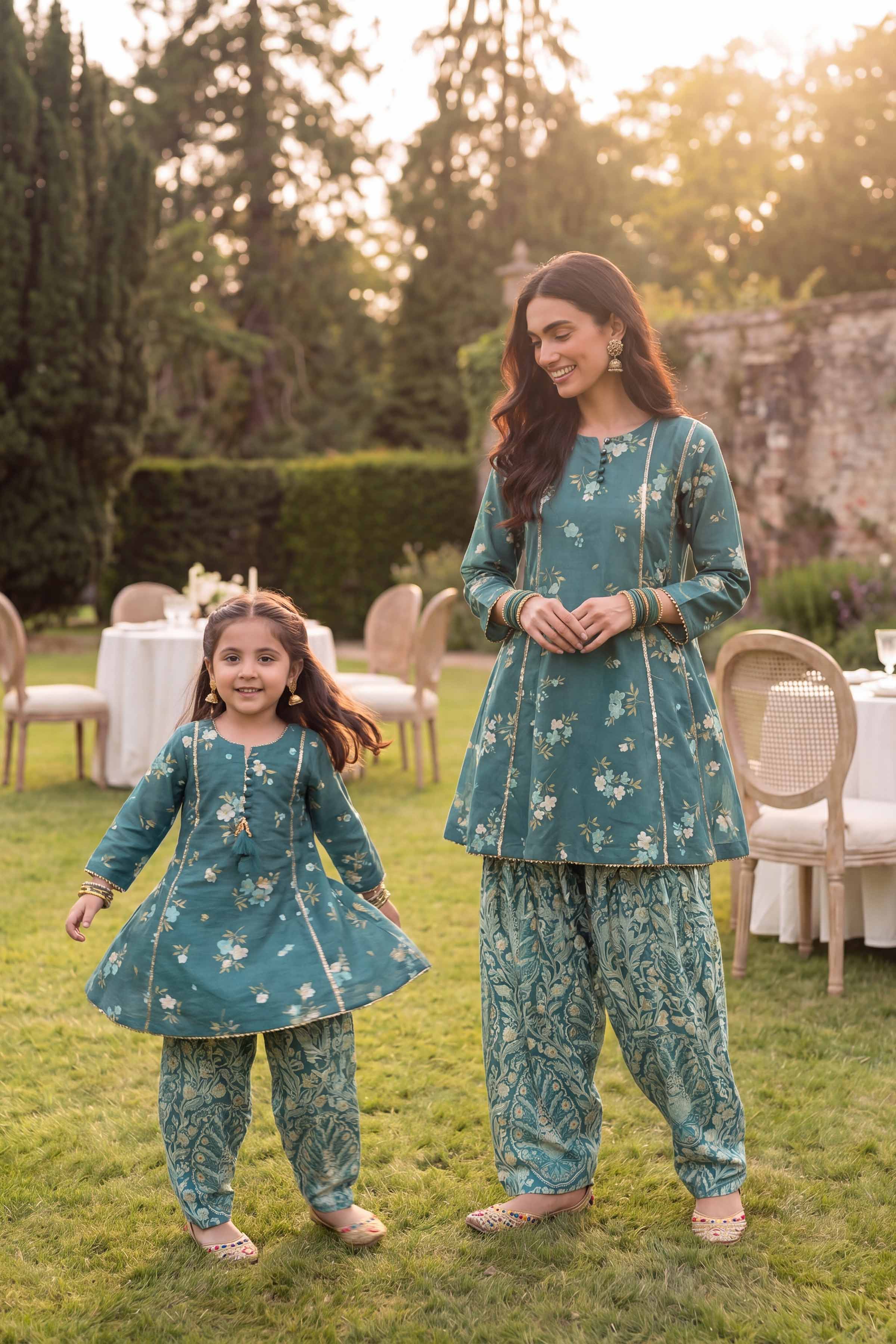 2 Piece - Printed Suit - PMD26-06 M - Image 3
